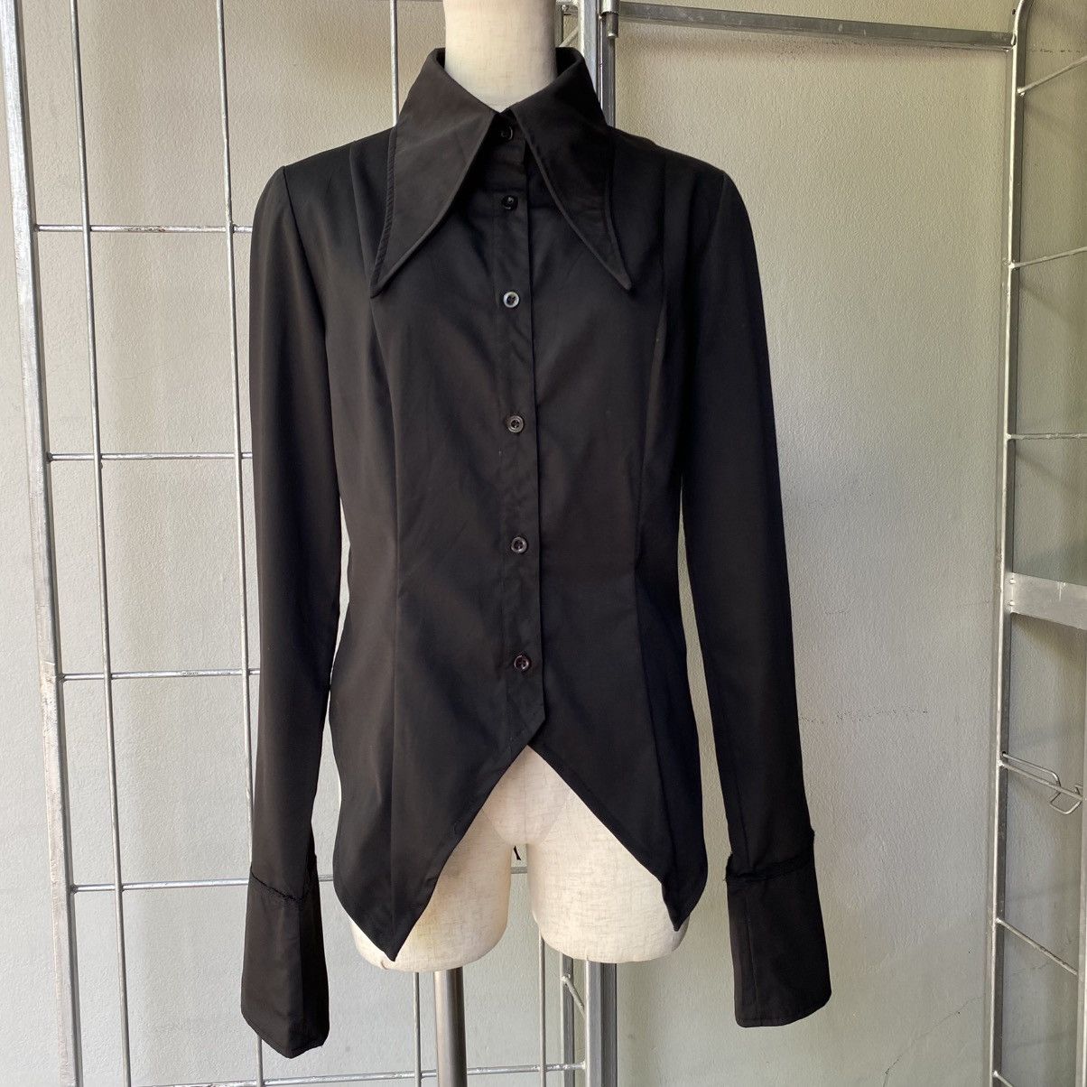 Japanese Brand Blood Storm CLUB BODY Y2K Punk LINE Black Shirt Size M / US 6-8 / IT 42-44 - 14 Thumbnail