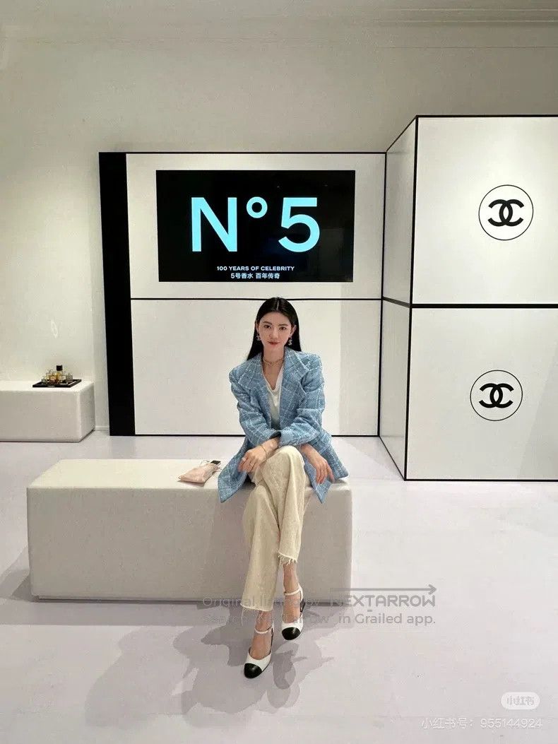 Chanel Chanel Blue plaid tweed coat Size XS / US 0-2 / IT 36-38 - 7 Thumbnail