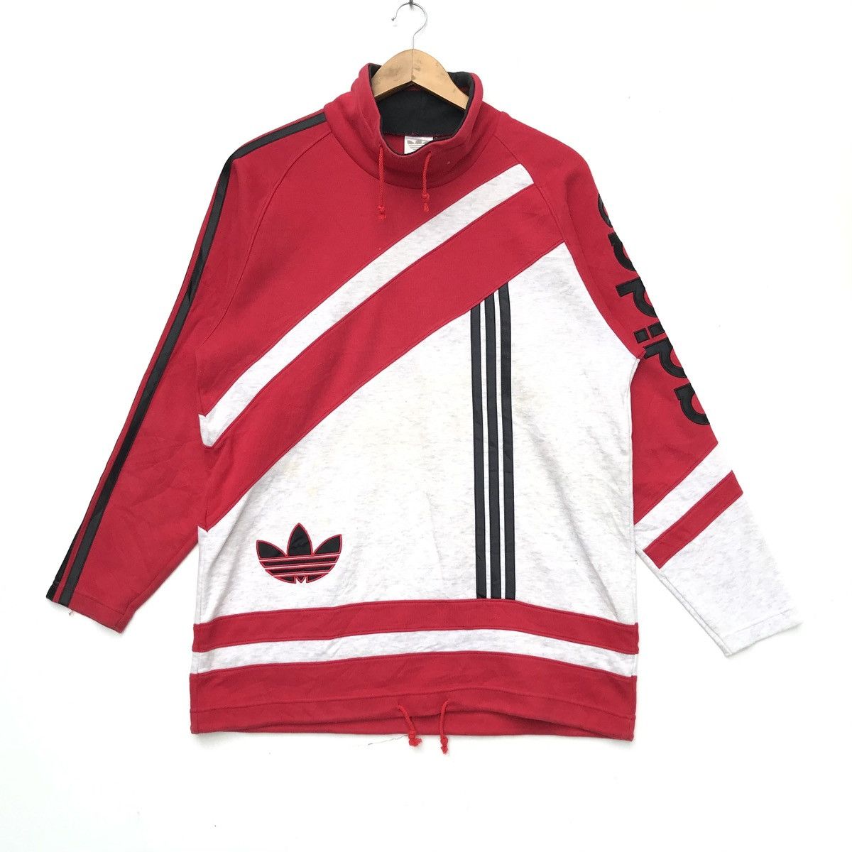 Adidas × Vintage Vintage Adidas Big Logo Sweatshirt Size US M / EU 48-50 / 2 - 6 Thumbnail