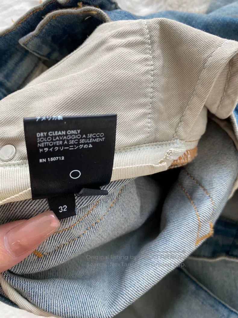 Amiri Amiri Washed blue denim jeans Size US 32 / EU 48 - 5 Thumbnail