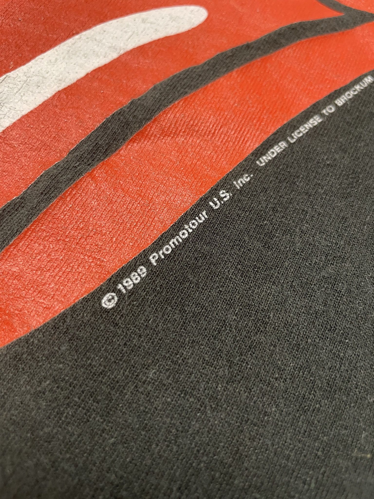 Brockum Vintage 80s Rolling Stones "At The Max" Single Stitch Band T-Shirt Size US S / EU 44-46 / 1 - 2 Thumbnail