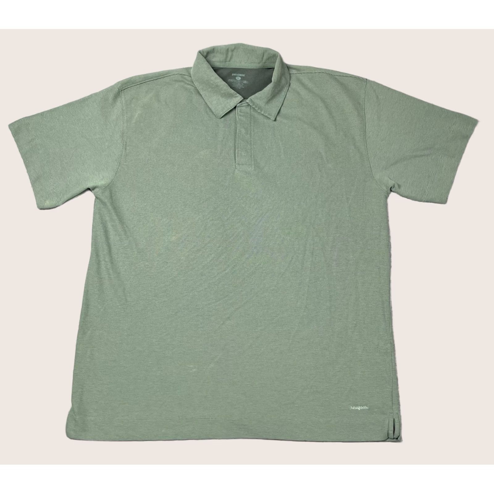 Patagonia Patagonia Polo Shirt Men L Green Snap Button Organic Cotton Short Sleeve Polo Shirt Size US L / EU 52-54 / 3 - 1 Thumbnail