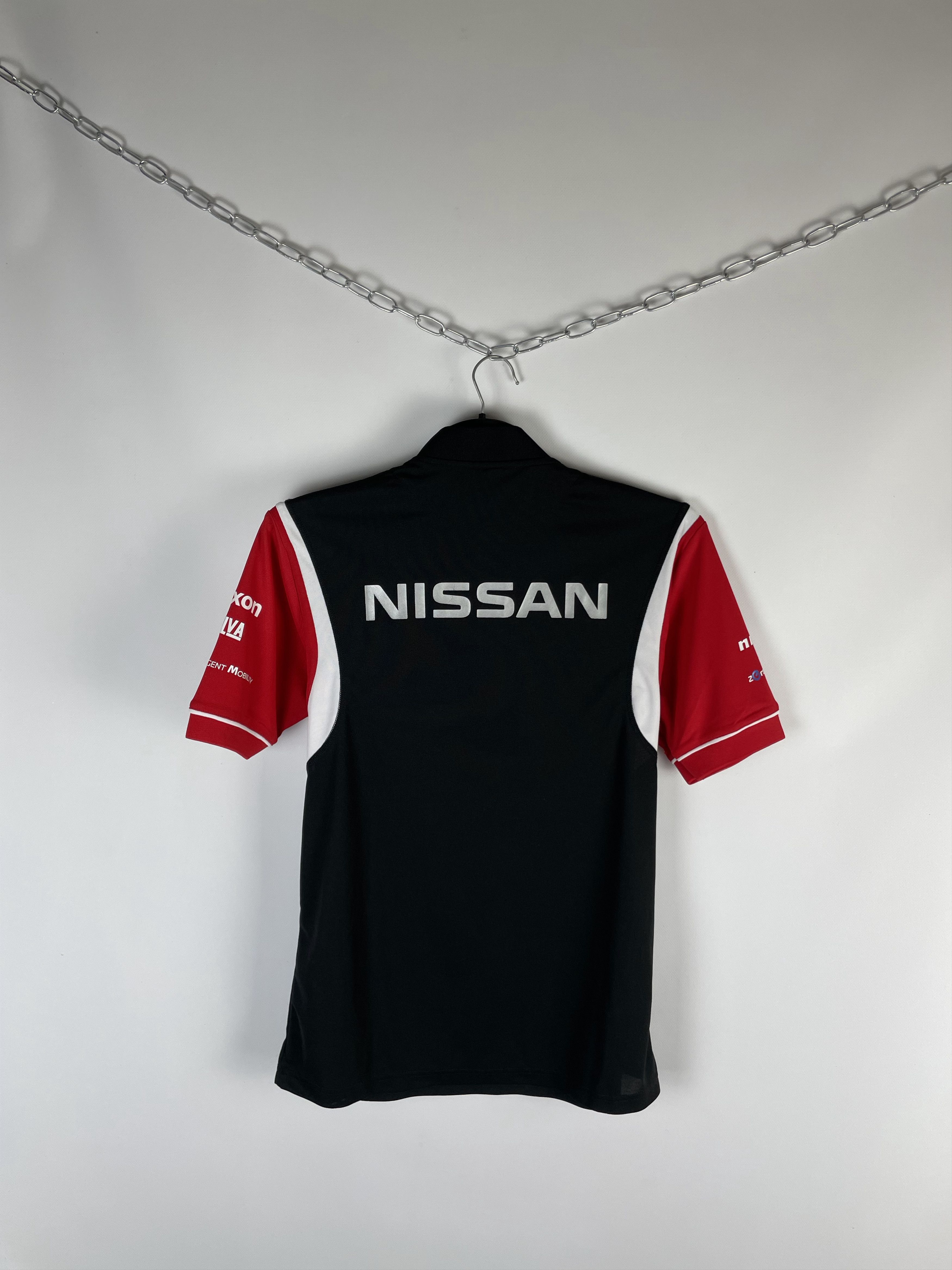 Japanese Brand × Vintage Nissan Racing T Shirt Mens M Shell Japan Pirelli Sparco MOTO Size US M / EU 48-50 / 2 - 10 Thumbnail