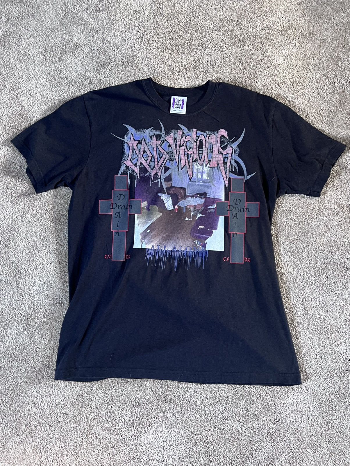 Drain Gang Bladee cold visions T Size US L / EU 52-54 / 3 - 1 Thumbnail