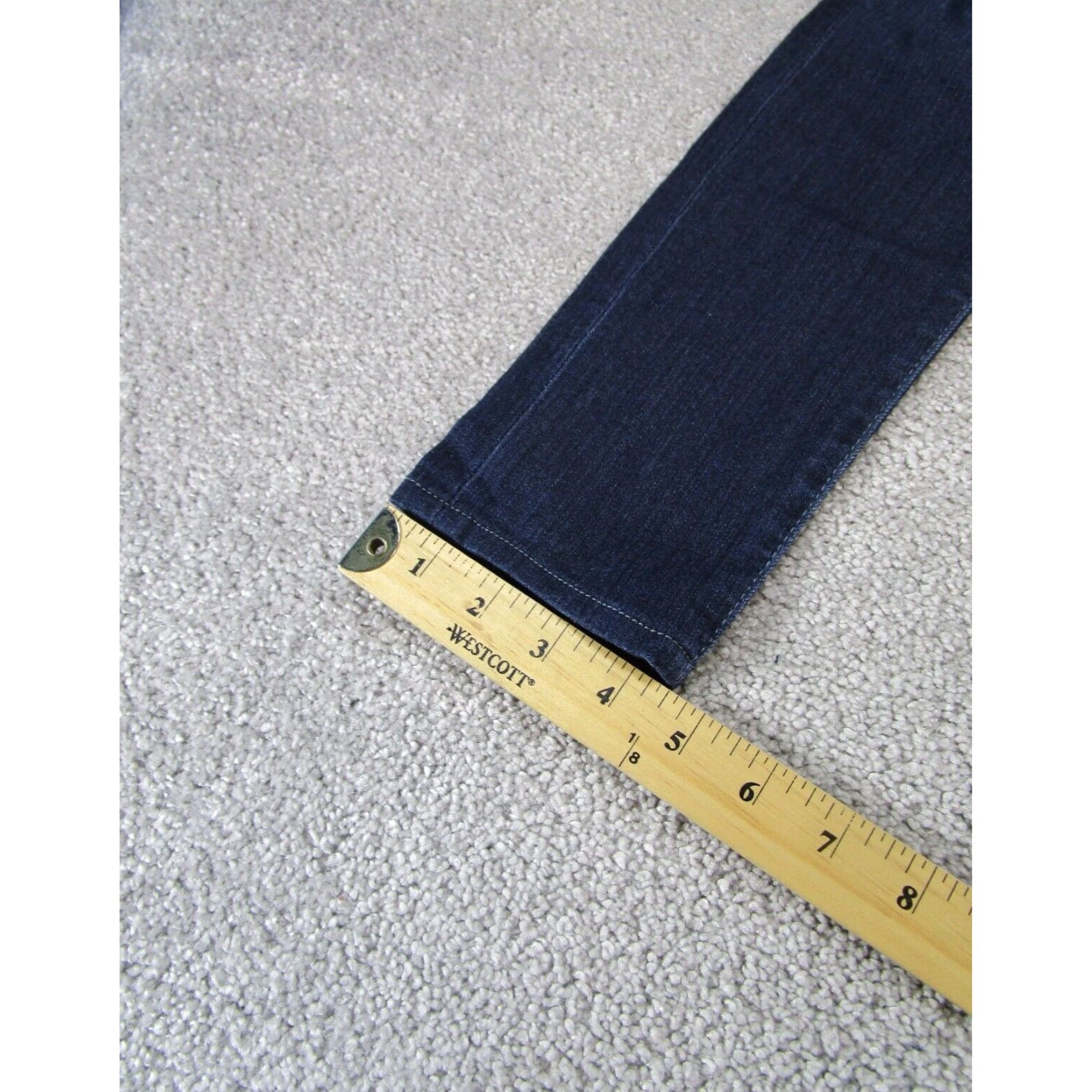 Denime Adriano Goldschmied Womens Jeans 27 Farrah Skinny Extra Large XL Dark Wash Denim Size 27" / US 4 / IT 40 - 5 Thumbnail