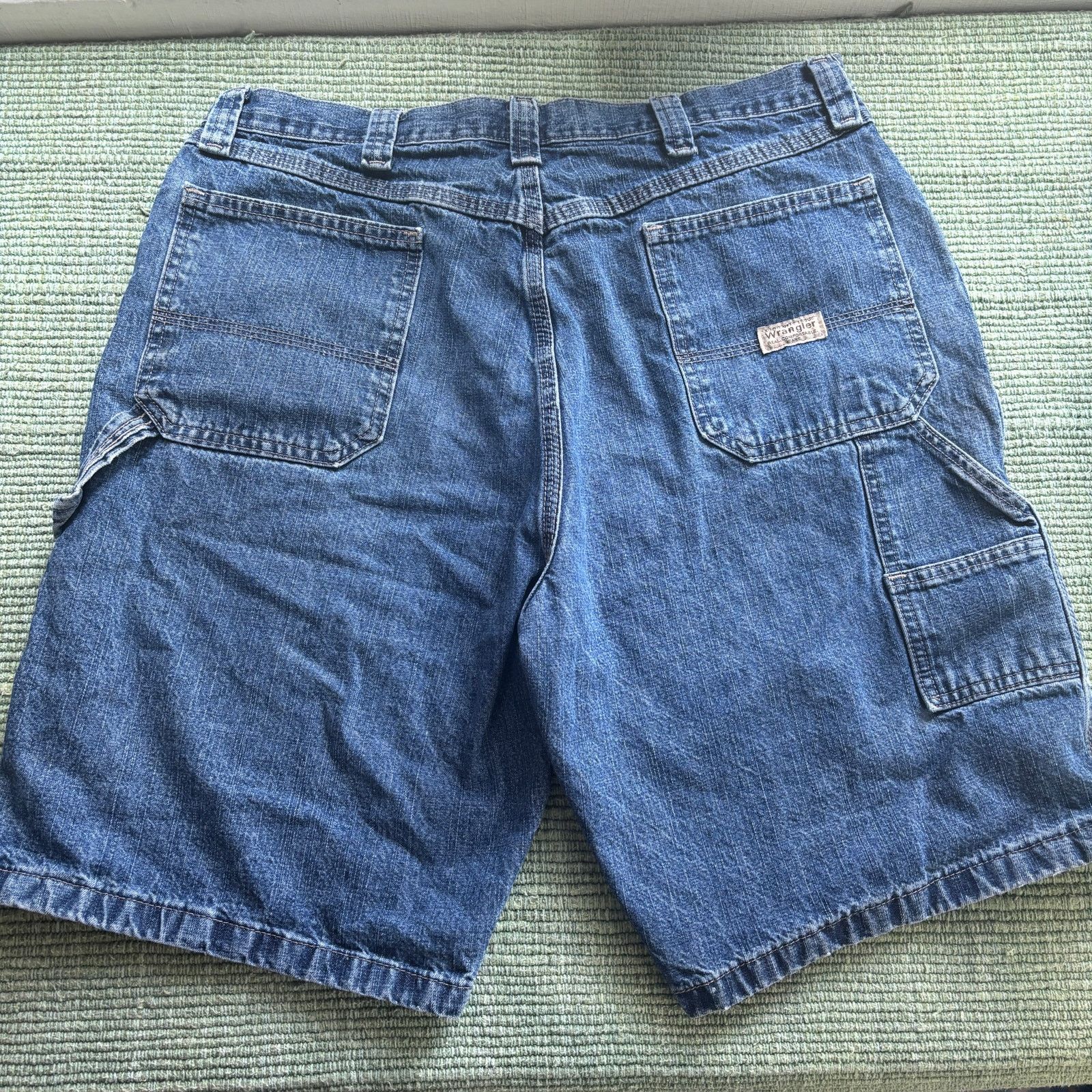 Wrangler Vintage Y2K Wrangler Dark Blue Denim Jean Shorts Sz 34 Size US 34 / EU 50 - 2 Thumbnail