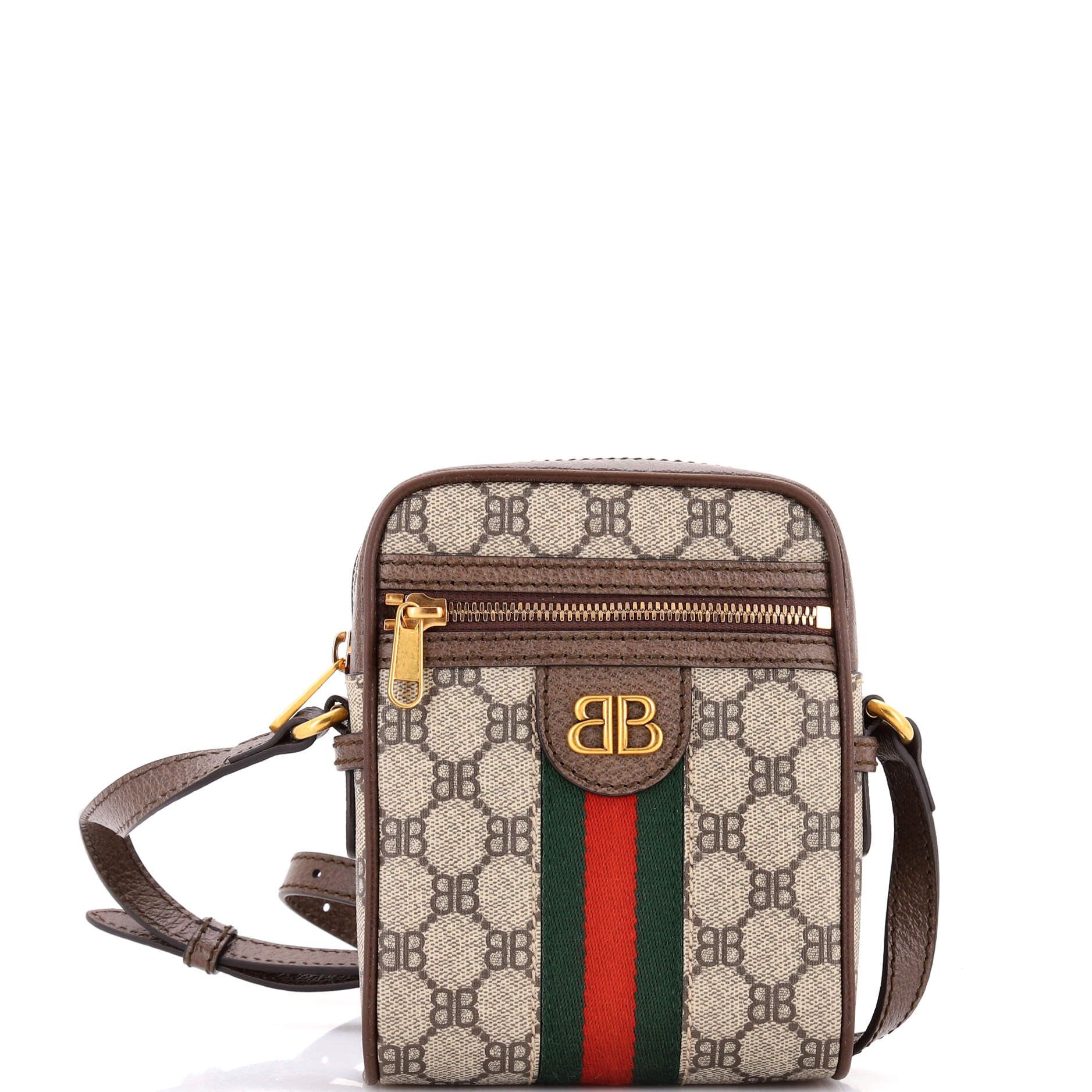 x Gucci The Hacker Project Zip Messenger Bag