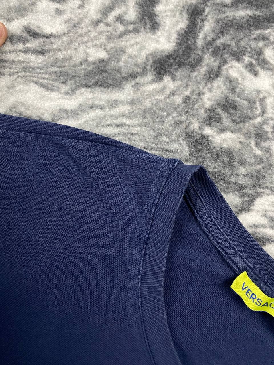 Versace Versace Jeans Big Logo Long Sleeve Men Size S Blue Size US S / EU 44-46 / 1 - 6 Thumbnail