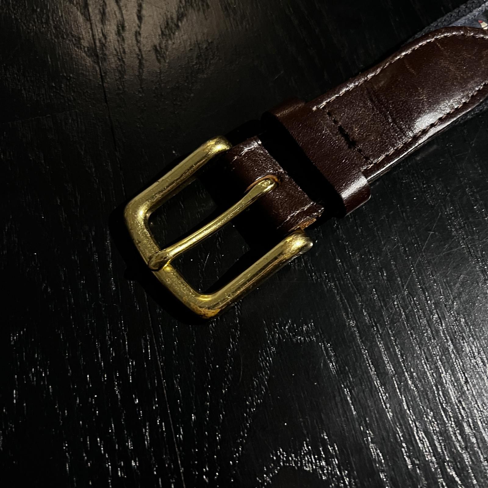 Vineyard Vines Vintage Vineyard Vines Lighthouse Belt Navy Brown Gold Size ONE SIZE - 4 Thumbnail
