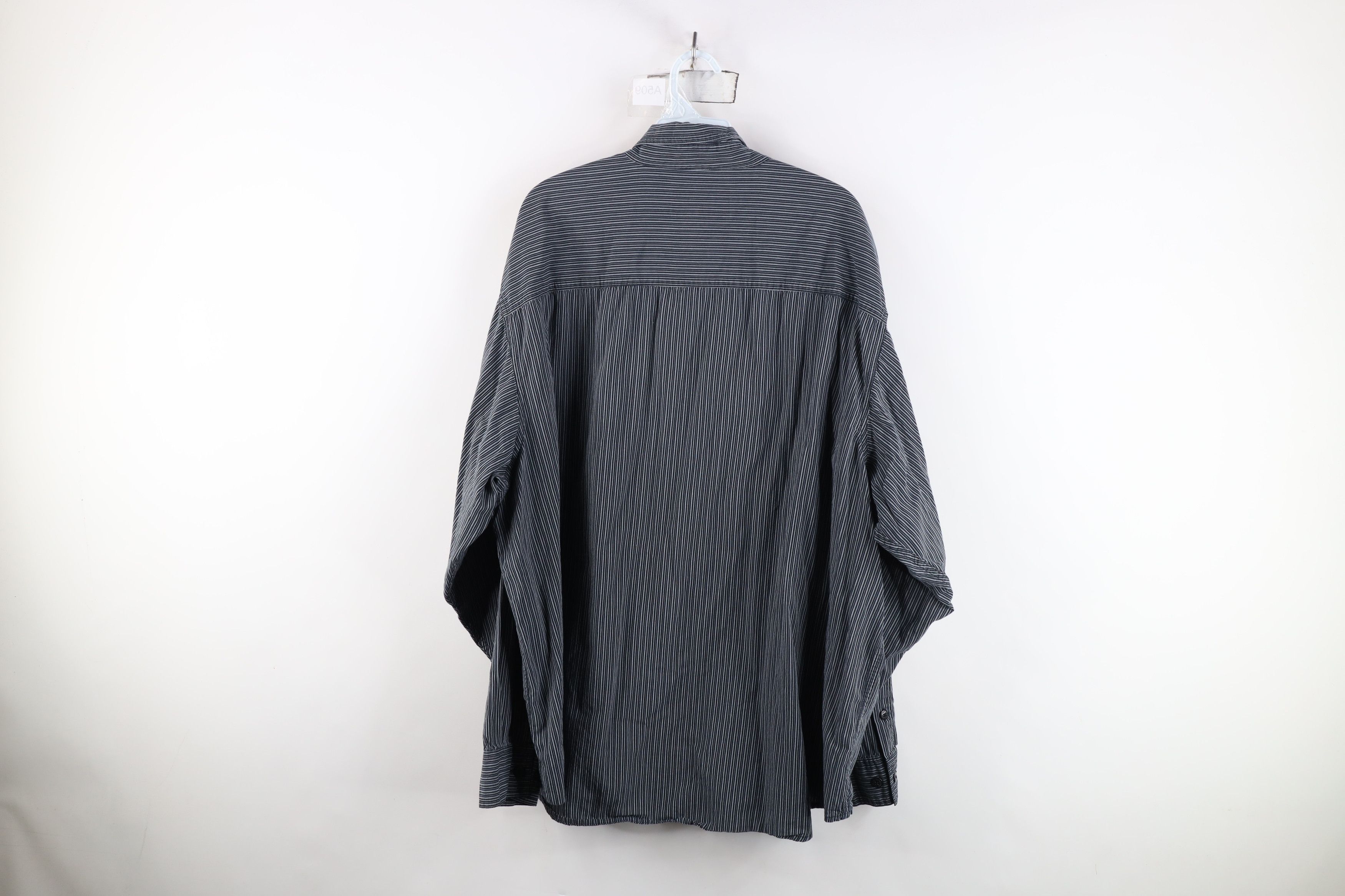 Harley Davidson Vintage Harley Davidson Striped Collared Button Down Shirt Size US XXL / EU 58 / 5 - 9 Thumbnail