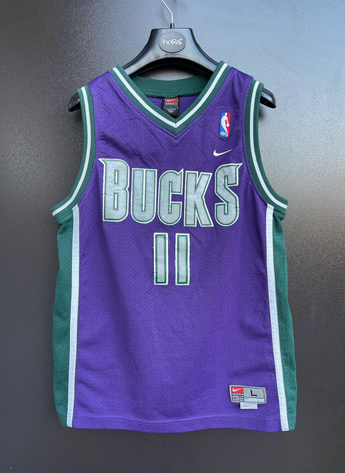 TJ Ford Milwaukee Bucks Reebok NBA Swingman Jersey Size 60 