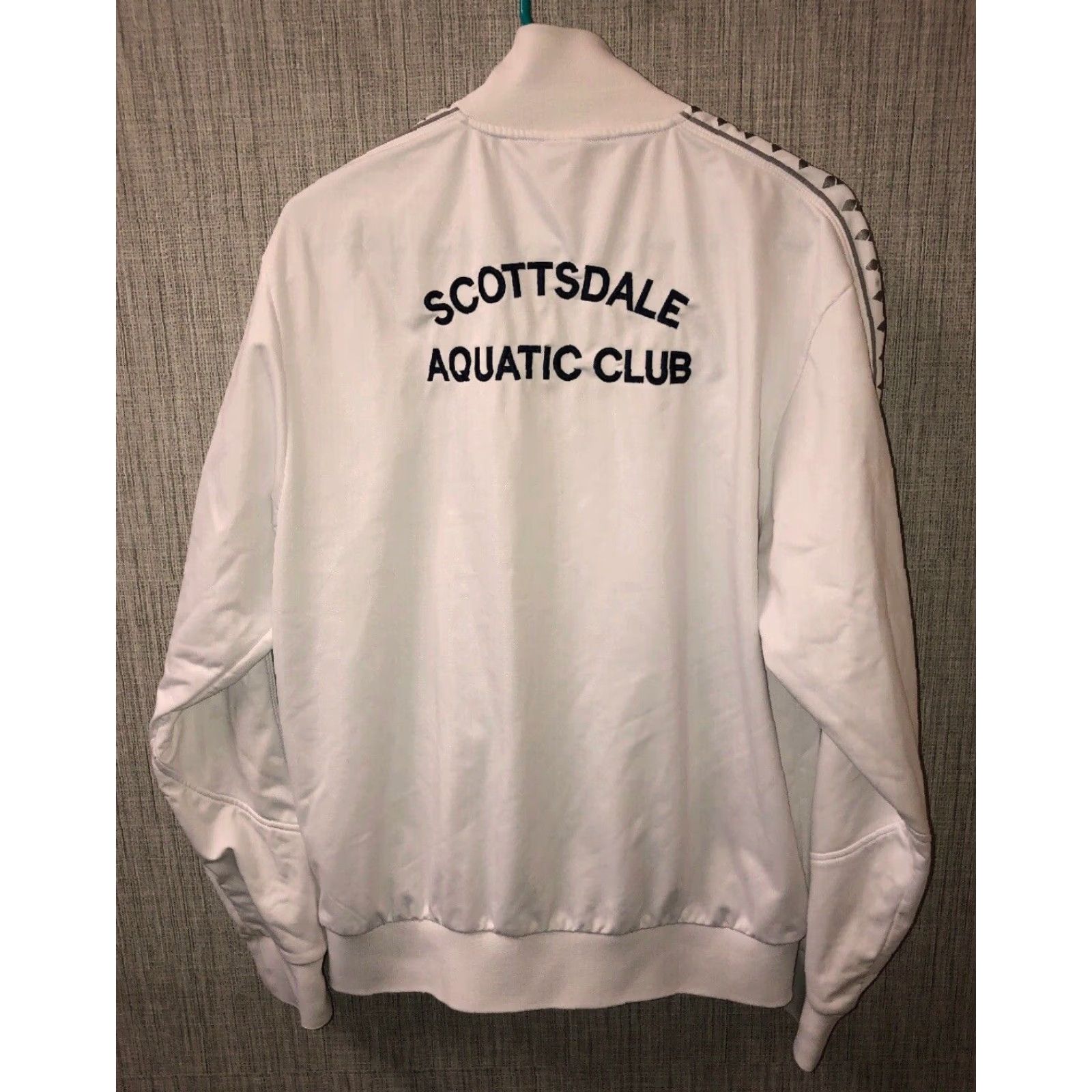 Vintage Arena Women White Fleece Lined Full Zip Jacket M L? Size M / US 6-8 / IT 42-44 - 3 Thumbnail