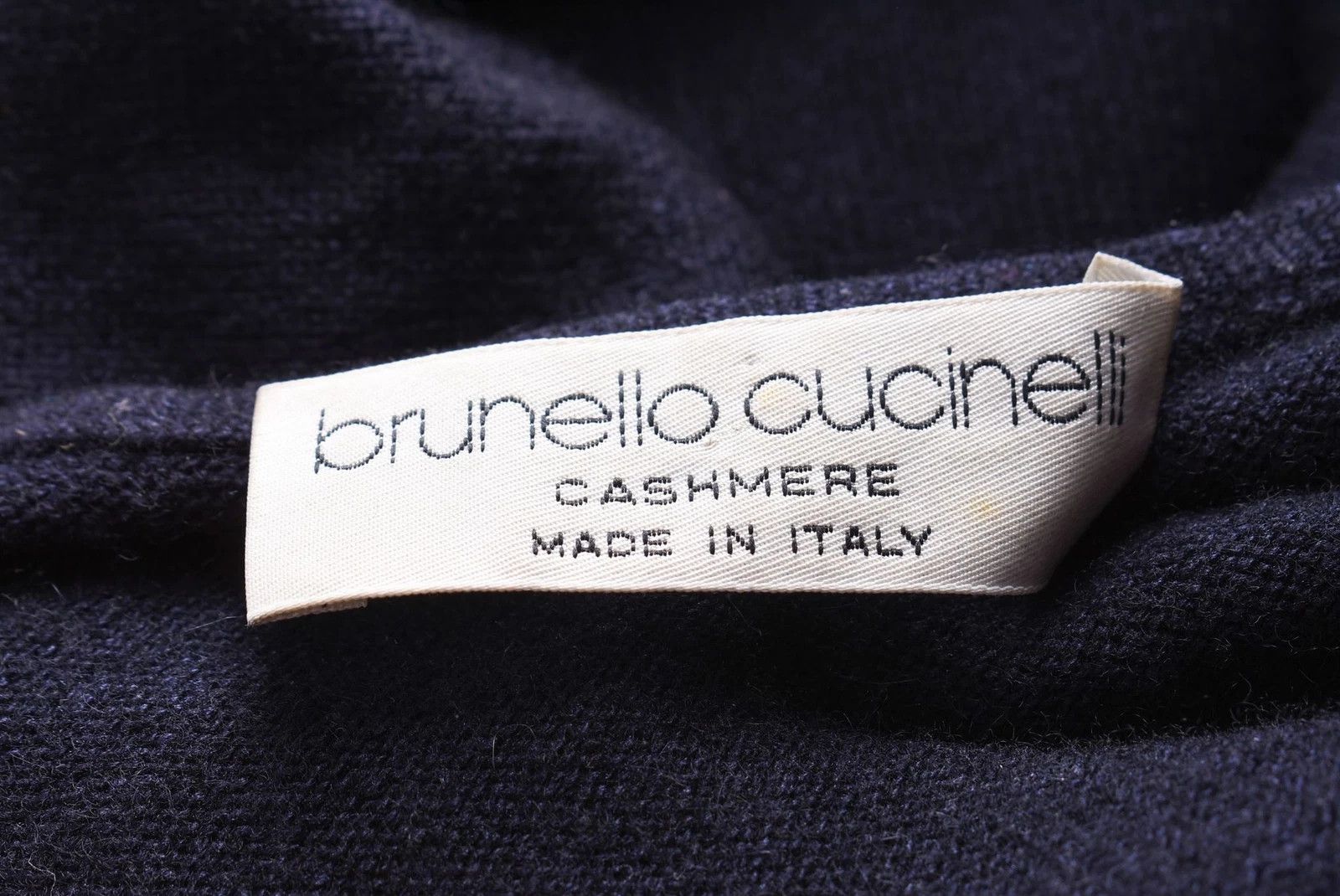 Brunello Cucinelli Women's Brunello Cucinelli Cashmere Silk Jumper Navy Size XL Size XL / US 12-14 / IT 48-50 - 3 Thumbnail