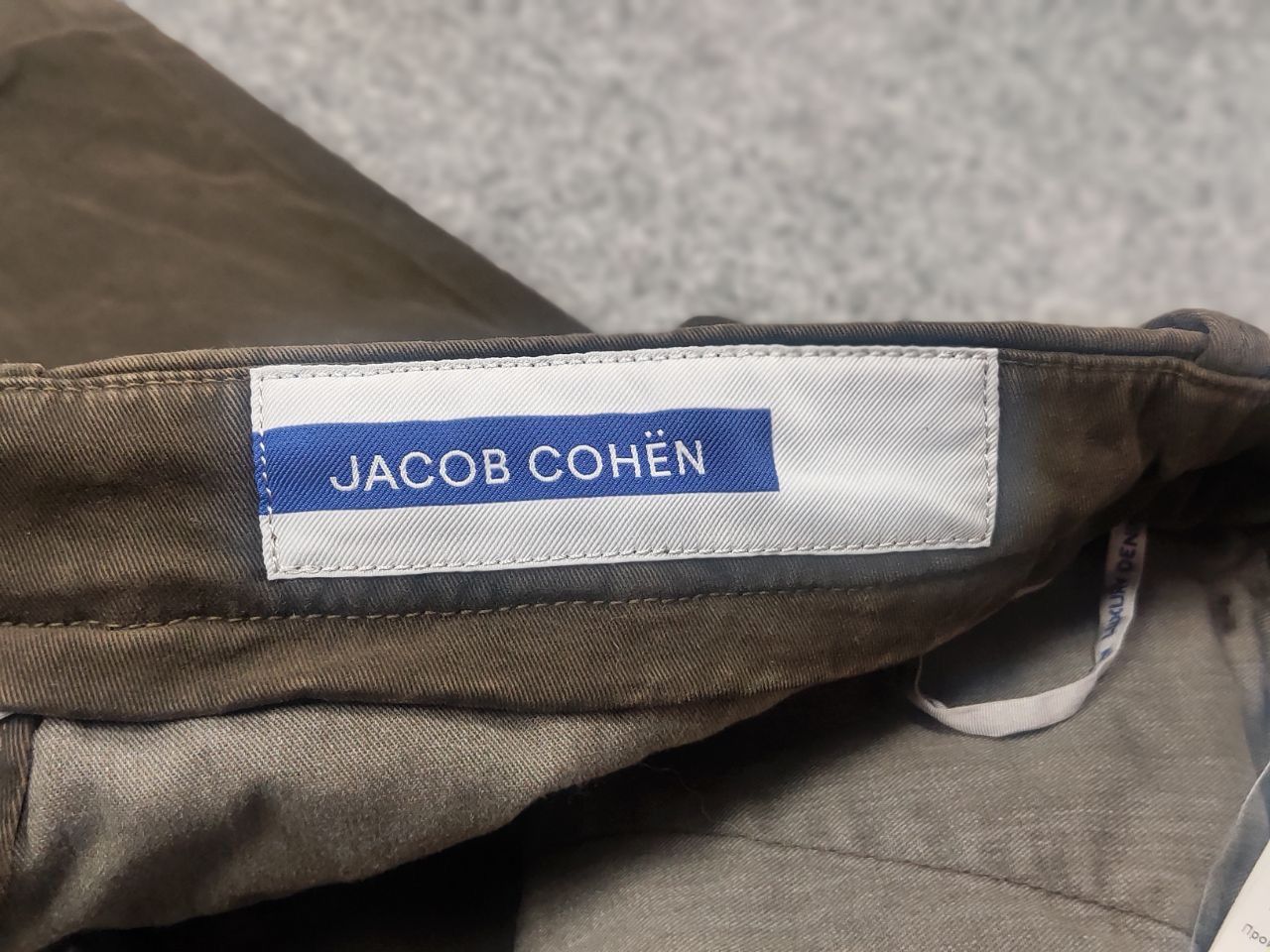 Jacob Cohen Jacob Cohen Italy bobby Trouser chino Green canvas Pants Size US 33 - 16 Thumbnail