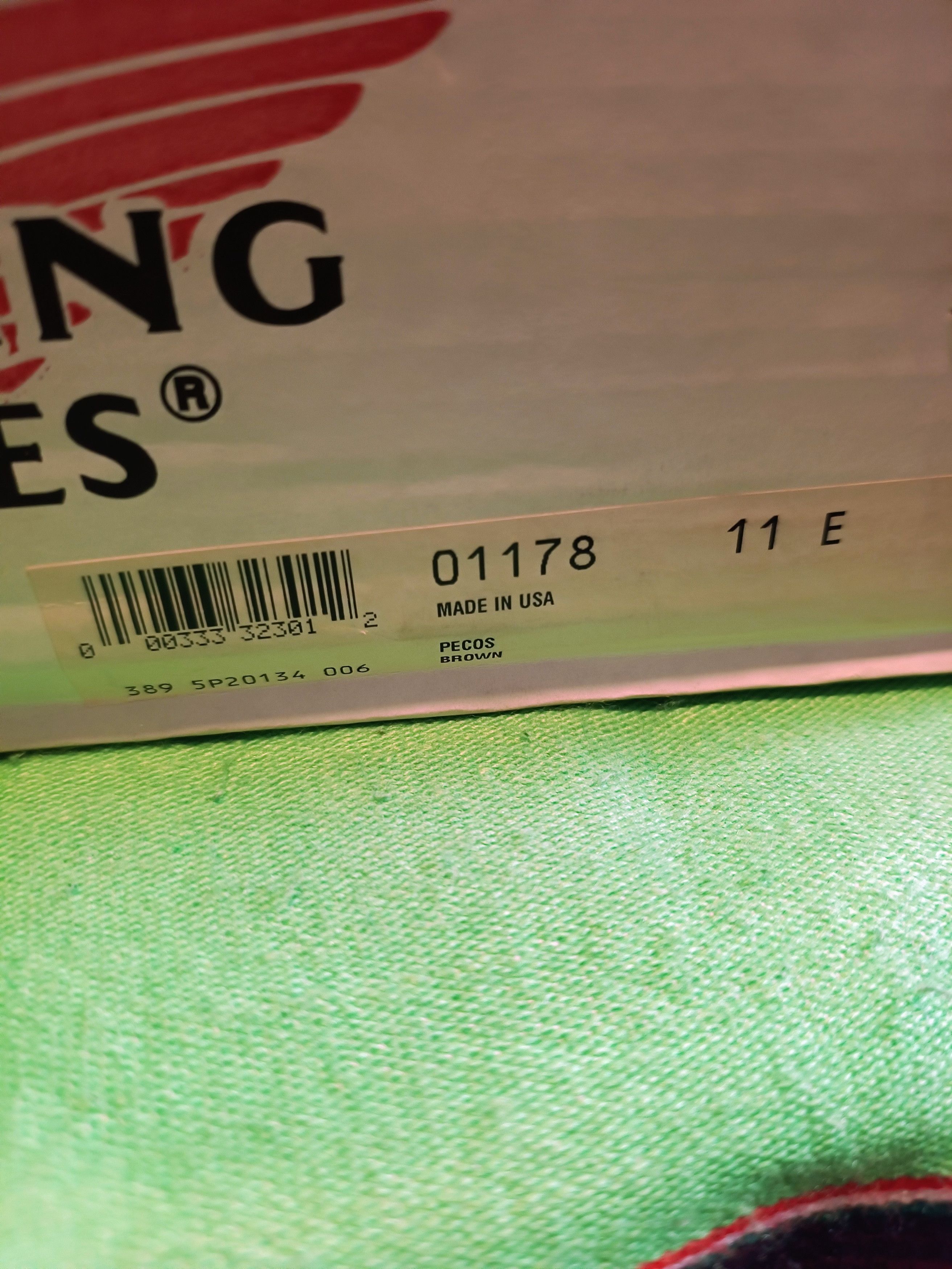 Red Wing Red Wing 1178 Pecos - rare NOS / Deadstock / NEW - US 11E Size US 11 / EU 44 - 9 Thumbnail