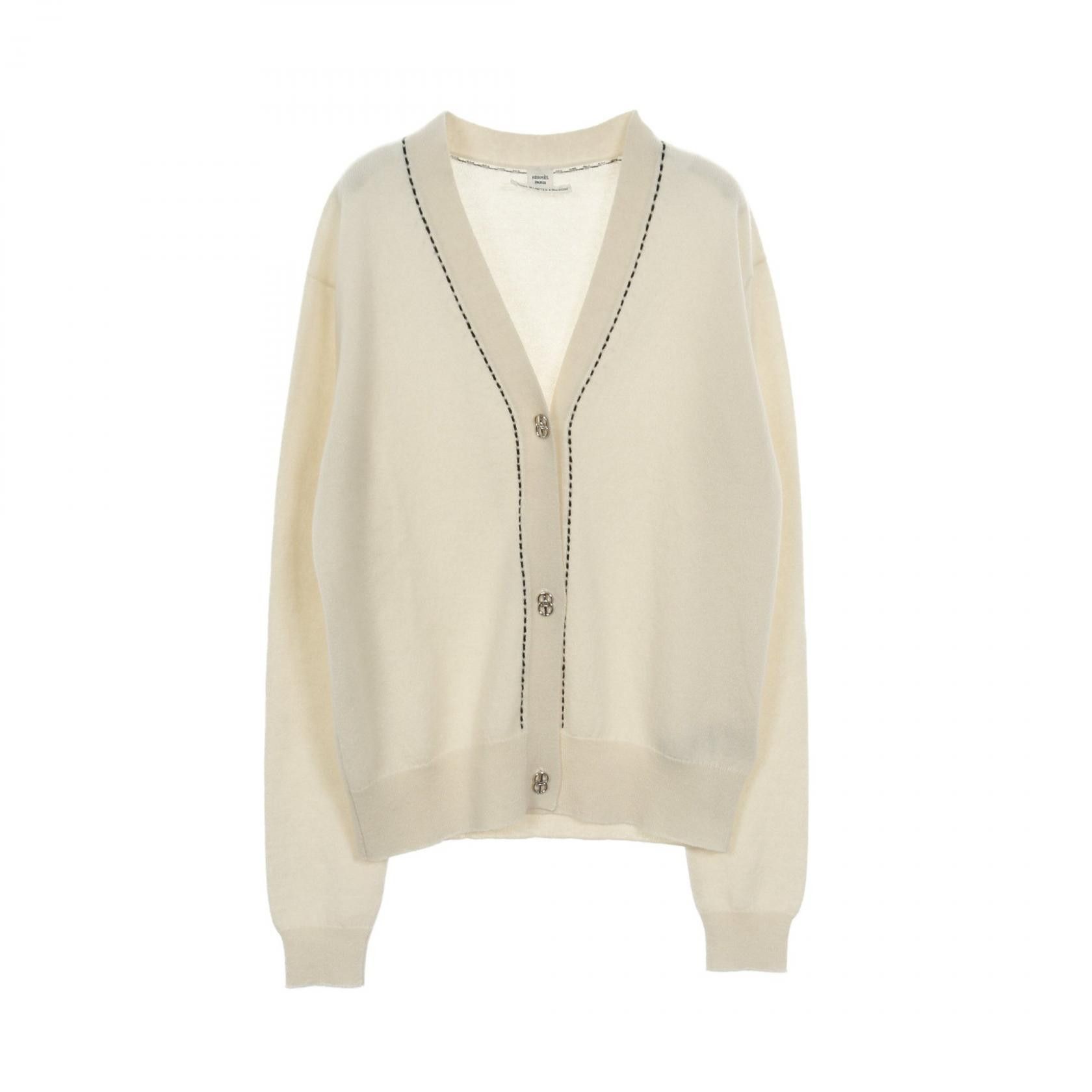 Hermes Hermes Hermes Cashmere Cardigan Others Tops DUTY FREE for USA Size ONE SIZE - 1 Thumbnail