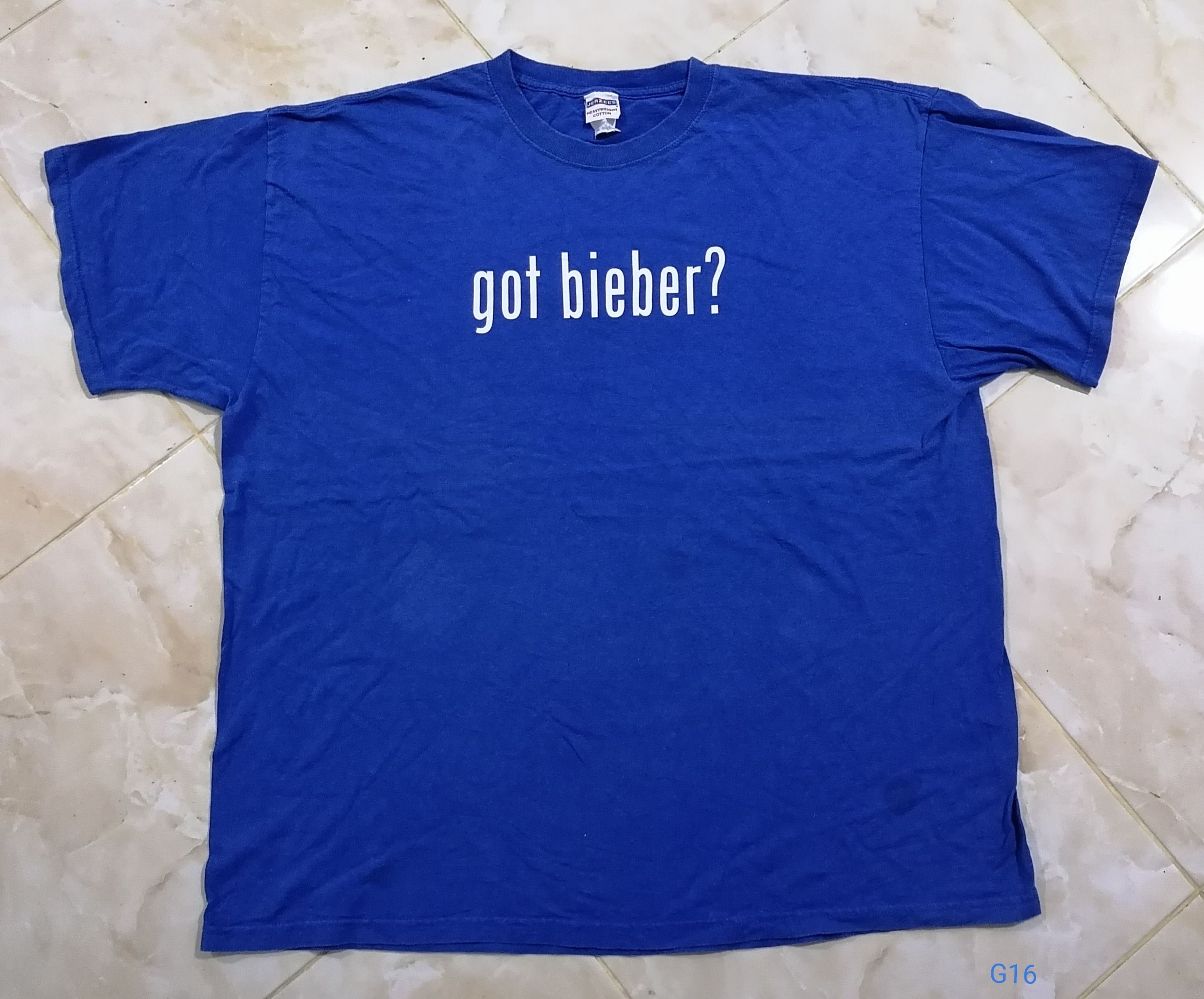 Jerzees × Justin Bieber Justin Bieber Parody tee Size US XXL / EU 58 / 5 - 1 Thumbnail