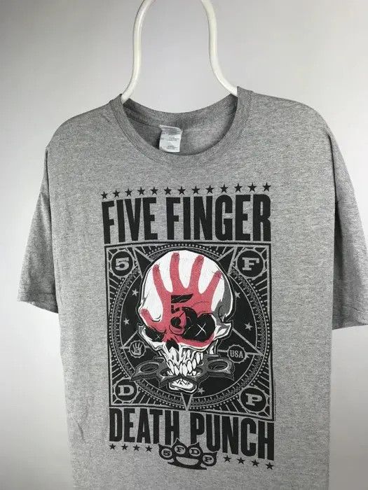 Band Tees Five finger death punch t-shirt rock band tee size XLarge Size US XL / EU 56 / 4 - 2 Thumbnail