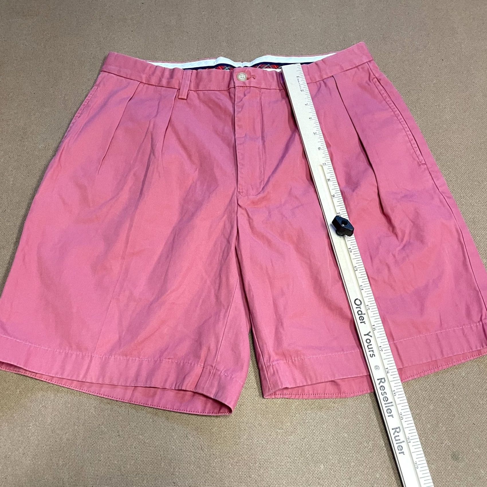 Polo Ralph Lauren Polo Golf Ralph Lauren Shorts Mens 33 Pink Fairway Short Embroidered Crest Casual Chino Pocketed 9in Inseam Mens Regular Classic Button Zipper Fly Size US XS / EU 42 / 0 - 2 Thumbnail