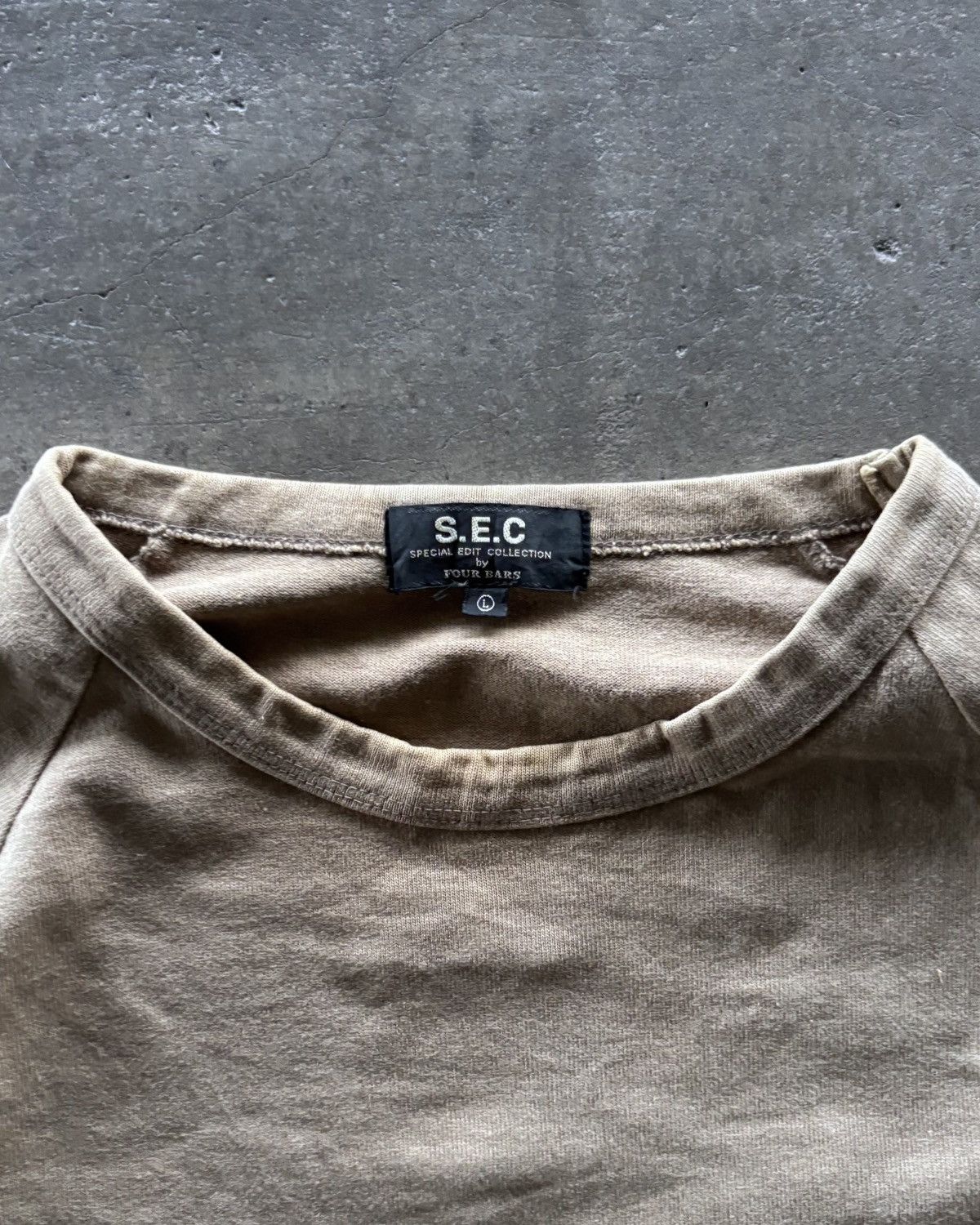 Japanese Brand S.E.C by Four Bars Japanese Pocket Sleeves Longsleeve Size US M / EU 48-50 / 2 - 3 Thumbnail