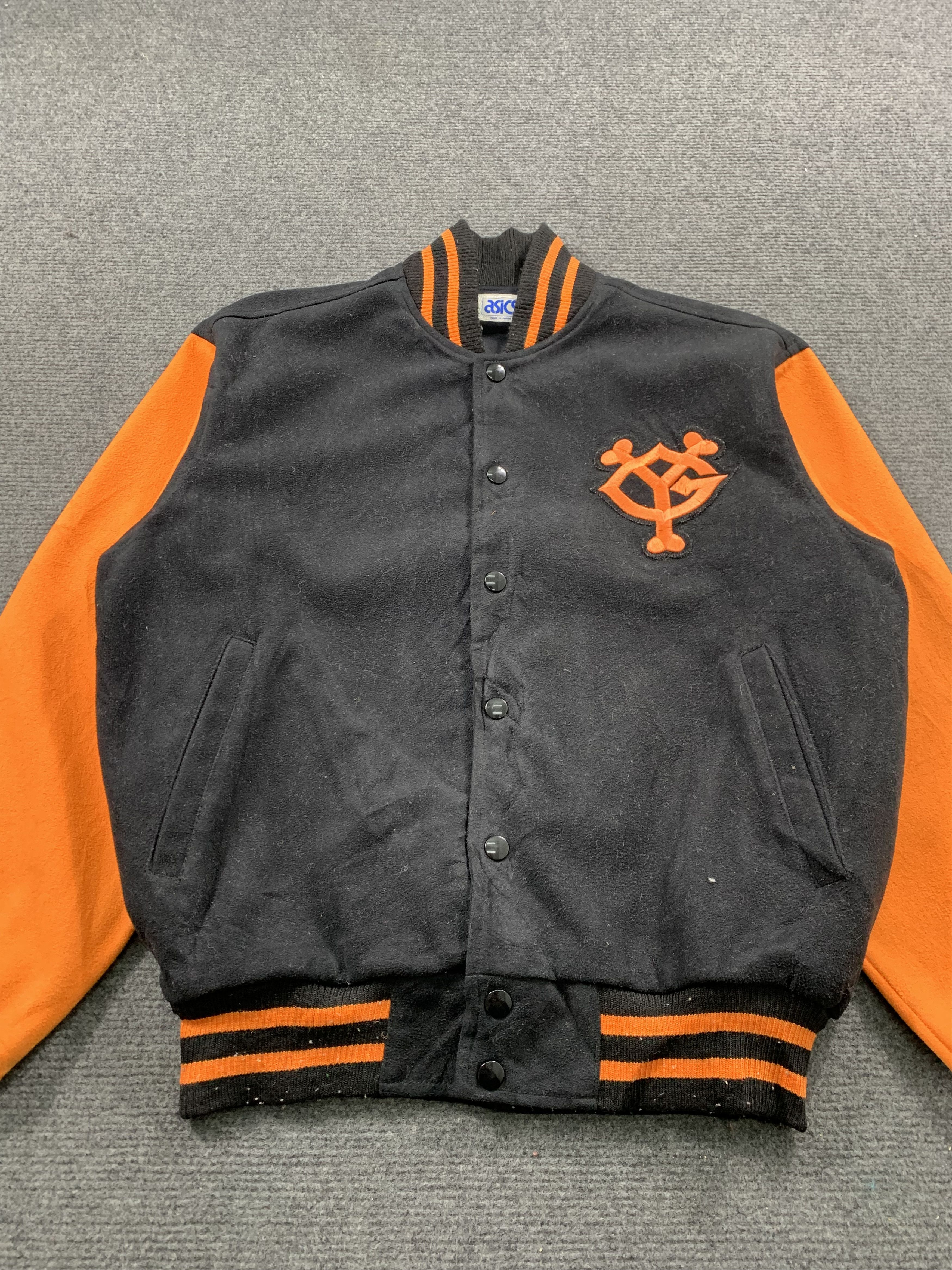 Asics Vintage Asisc Button Up Wool Varsity Jacket Size US M / EU 48-50 / 2 - 4 Thumbnail