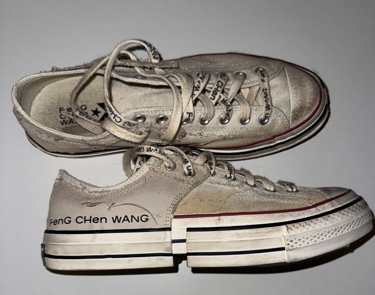 Converse × Feng Chen Wang Feng Chen Wang x Converse Chuck 70 2-in-1 Low 'Brown Rice' Size US 12 / EU 45 - 2 Thumbnail