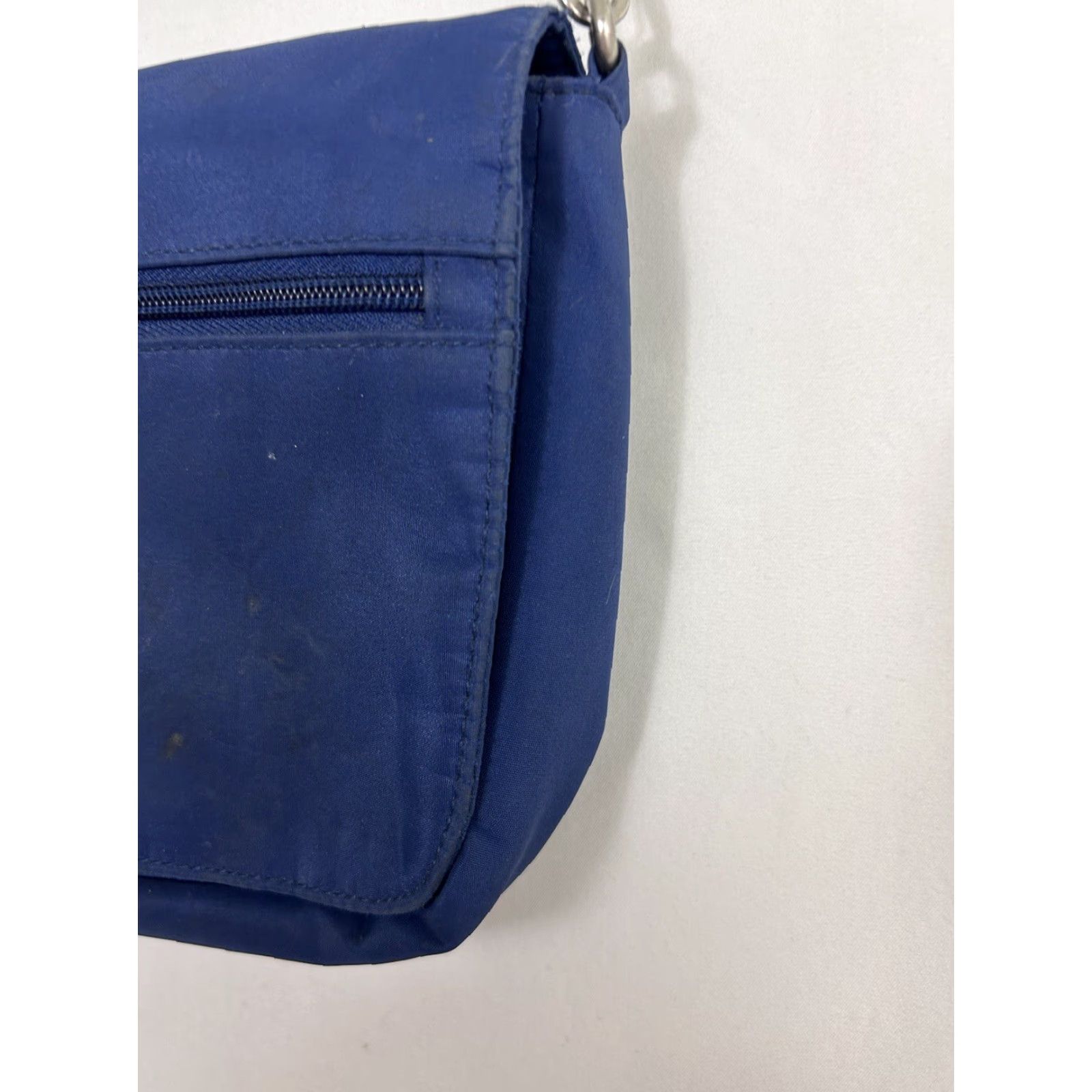 Vintage Travelon Crossbody Bag Small Navy Travel Womens Nylon Stain 6x7x1.5 Size ONE SIZE - 2 Thumbnail