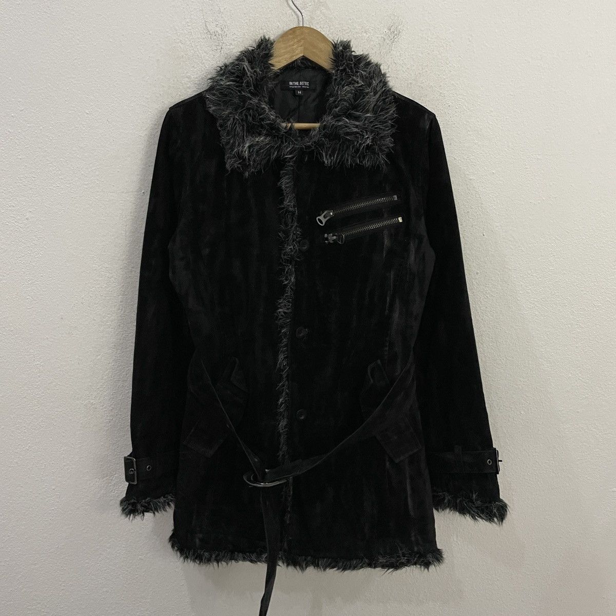 In The Attic Vintage In The Attic Avant Garde Sherpa Fleece Jacket Size US M / EU 48-50 / 2 - 1 Thumbnail