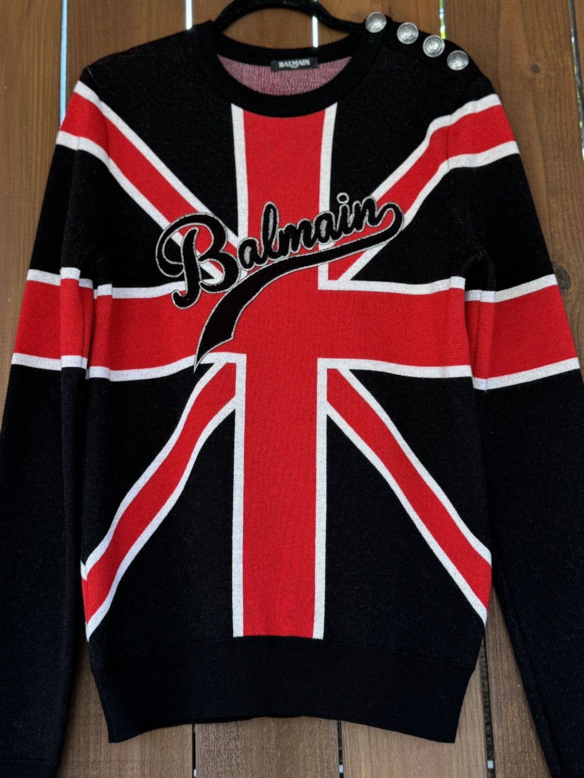 Balmain BALMAIN WOOL SWEATER LIMITED RARE SIZE MEDIUM Size US M / EU 48-50 / 2 - 2 Thumbnail