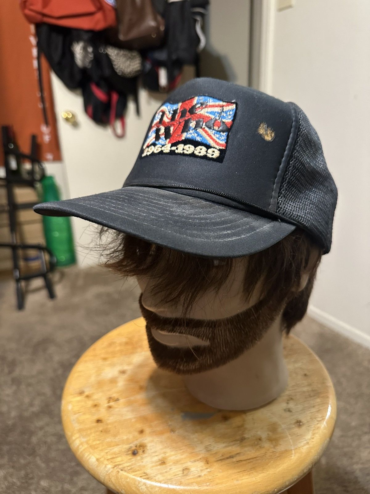 New Era × Vintage Vintage The Who rock band “triple black” hat 80s Size ONE SIZE - 6 Thumbnail