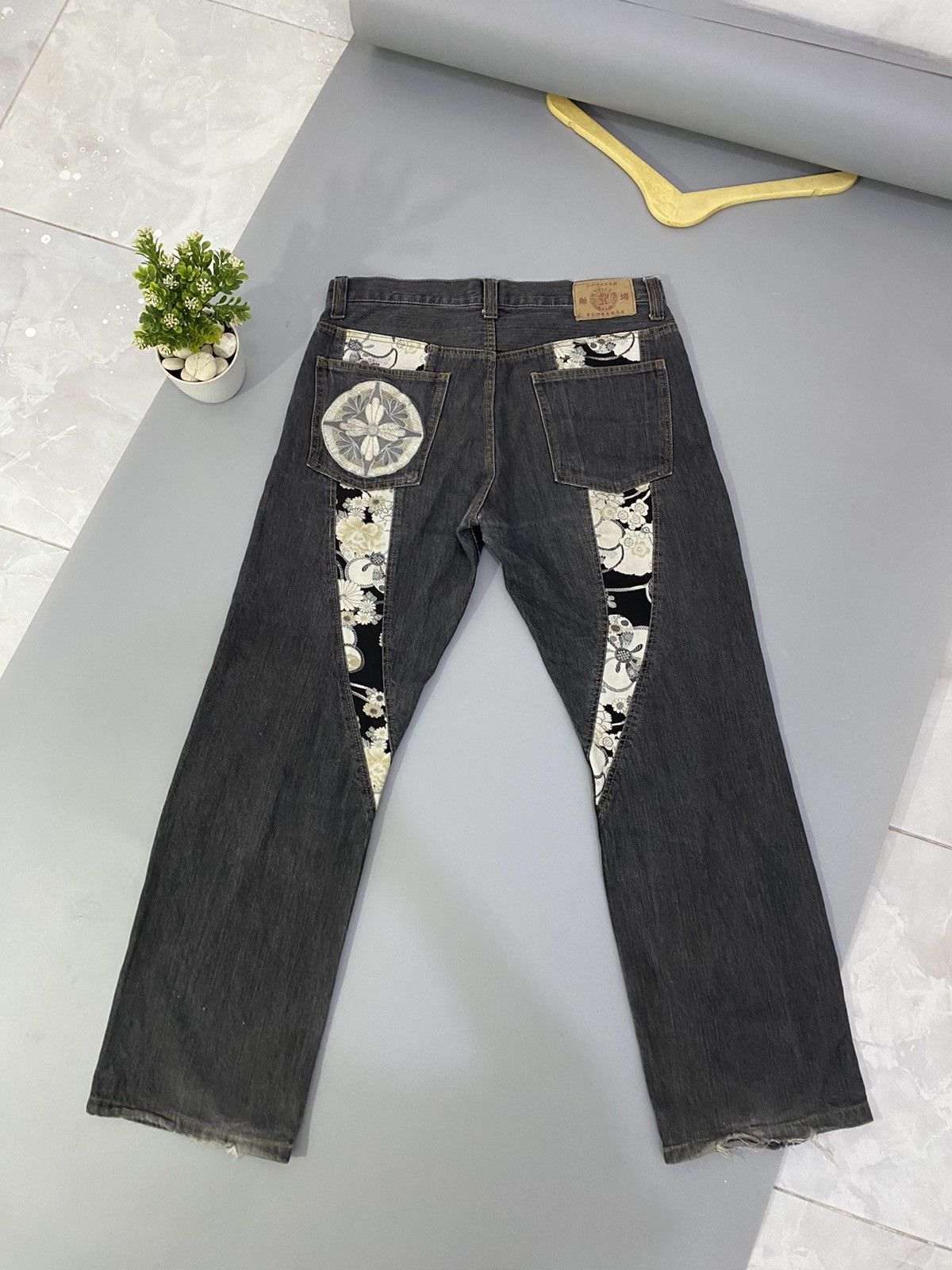 Japanese Brand × Vintage 💥Rare Design💥Karakuri Tamashi Japanese Pants Size US 34 / EU 50 - 2 Thumbnail