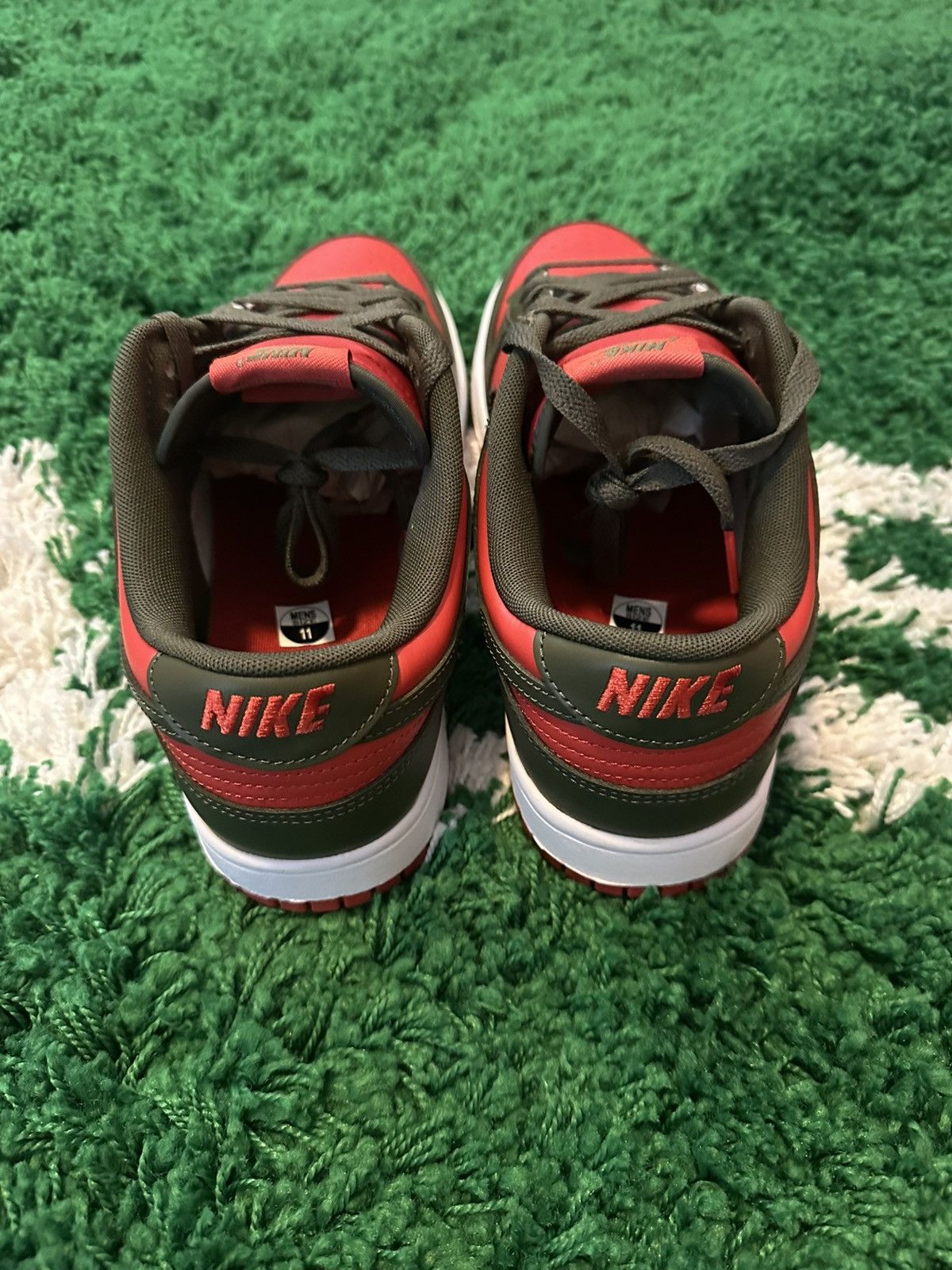 Nike Nike Dunk Low BTTYS Red Cargo Khaki Sneakers 11 Size US 11 / EU 44 - 5 Thumbnail