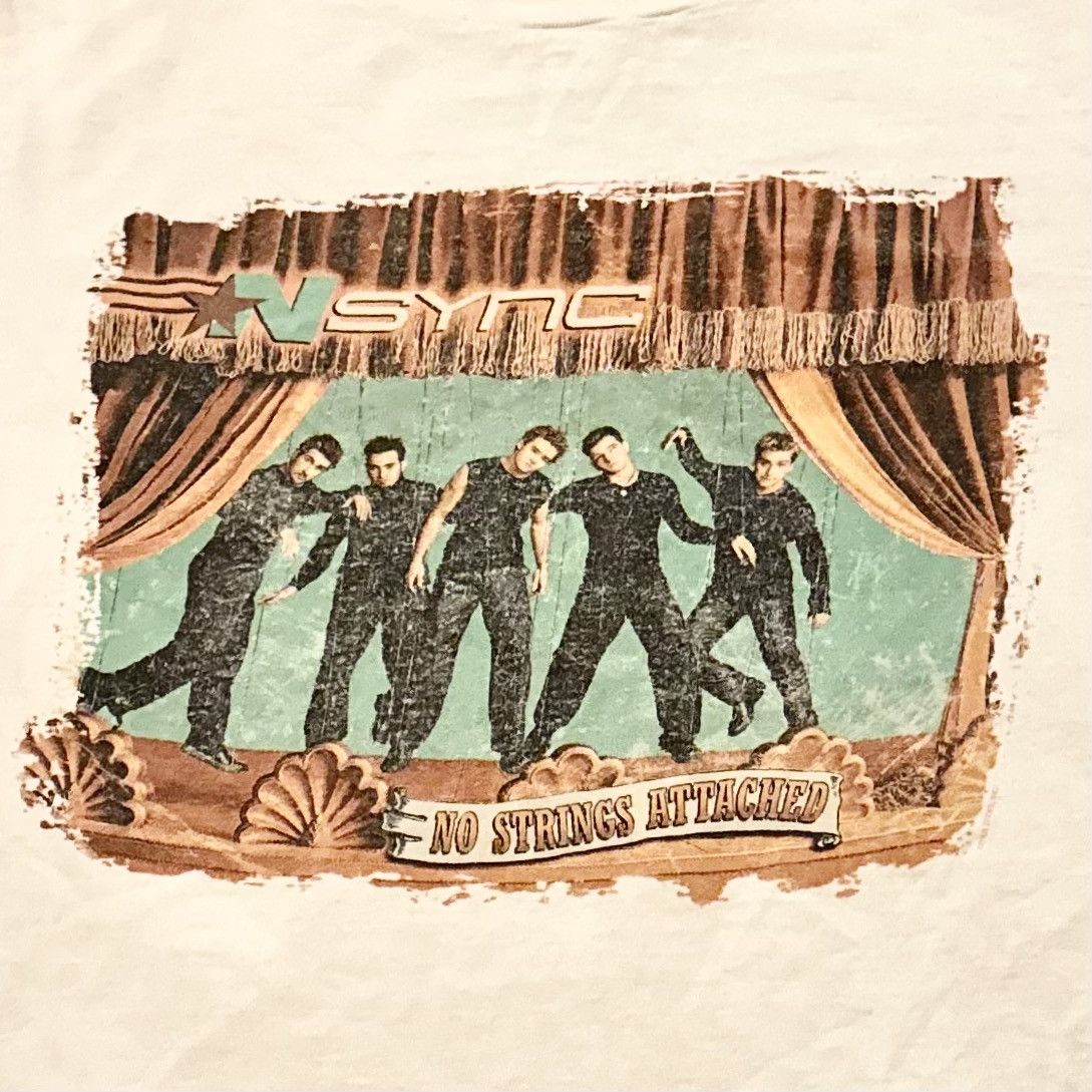 Band Tees × Vintage Y2K VINTAGE *NSYNC NO STRINGS ATTACHED TOUR TEE! Size US L / EU 52-54 / 3 - 1 Thumbnail
