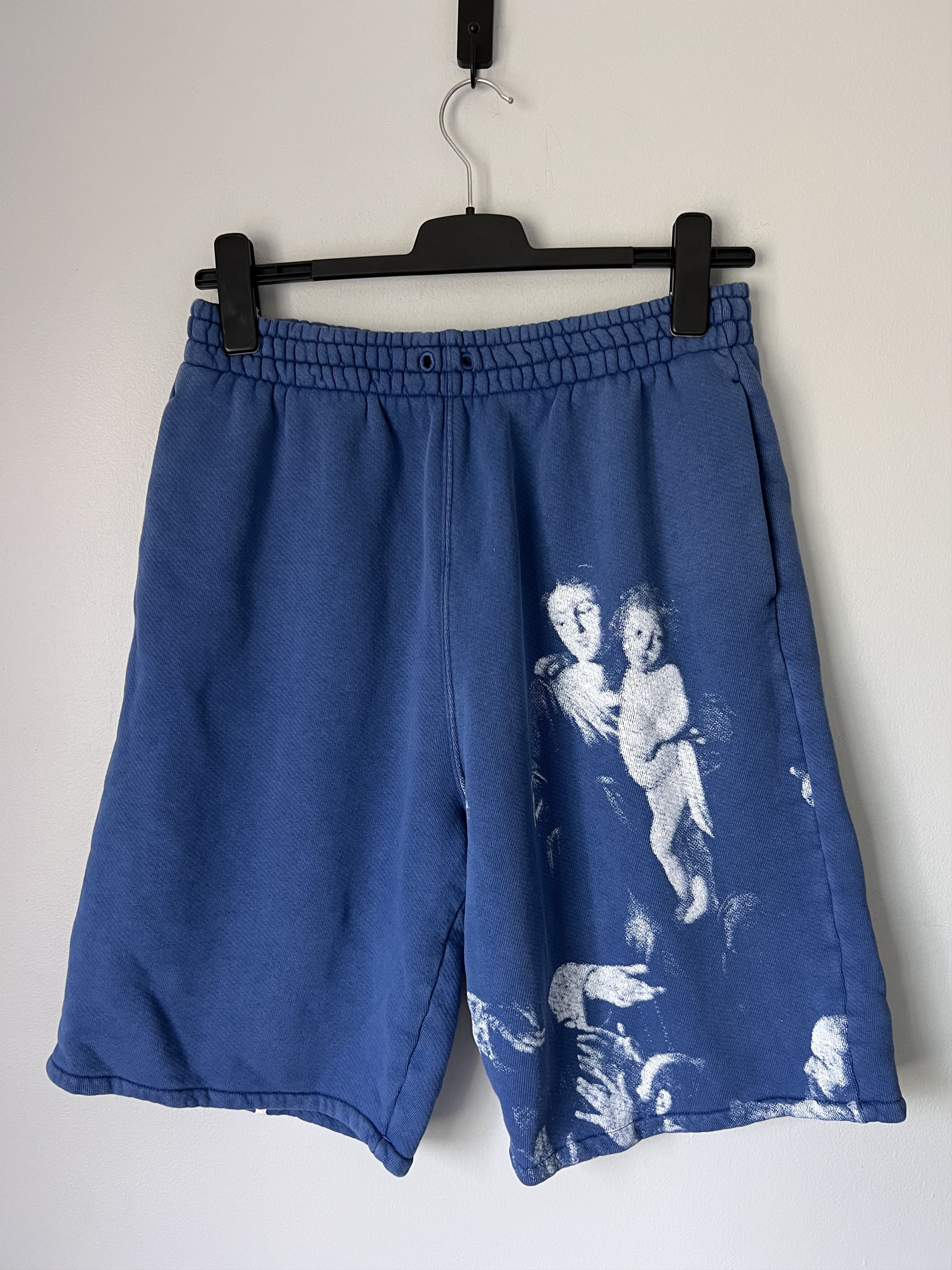 Off-White Off White Blurred Mary Shorts in Blue Size US 32 / EU 48 - 1 Thumbnail