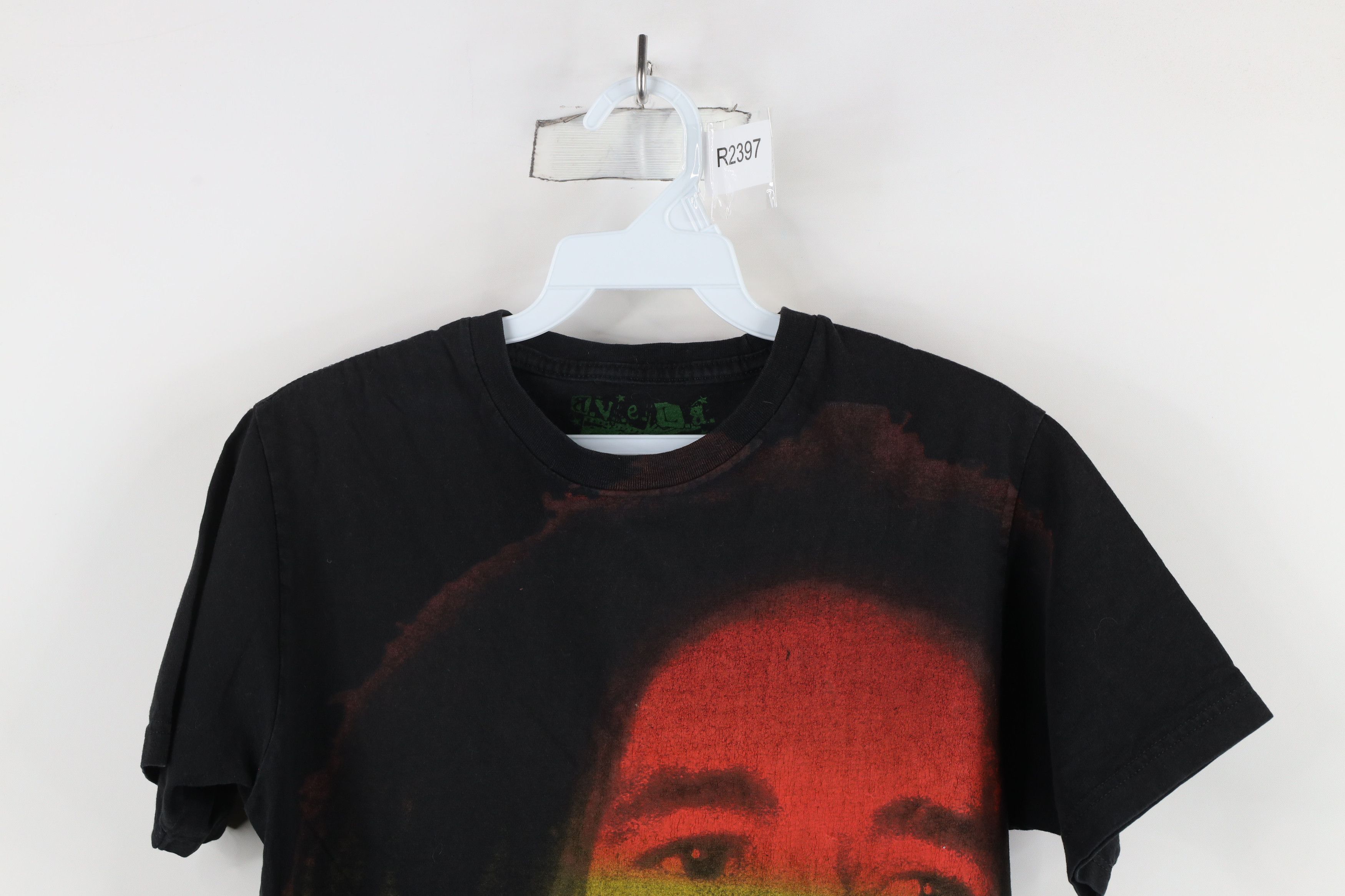 Vintage Vintage Y2K Over Print Rasta Bob Marley Short Sleeve T-Shirt Size US S / EU 44-46 / 1 - 2 Thumbnail