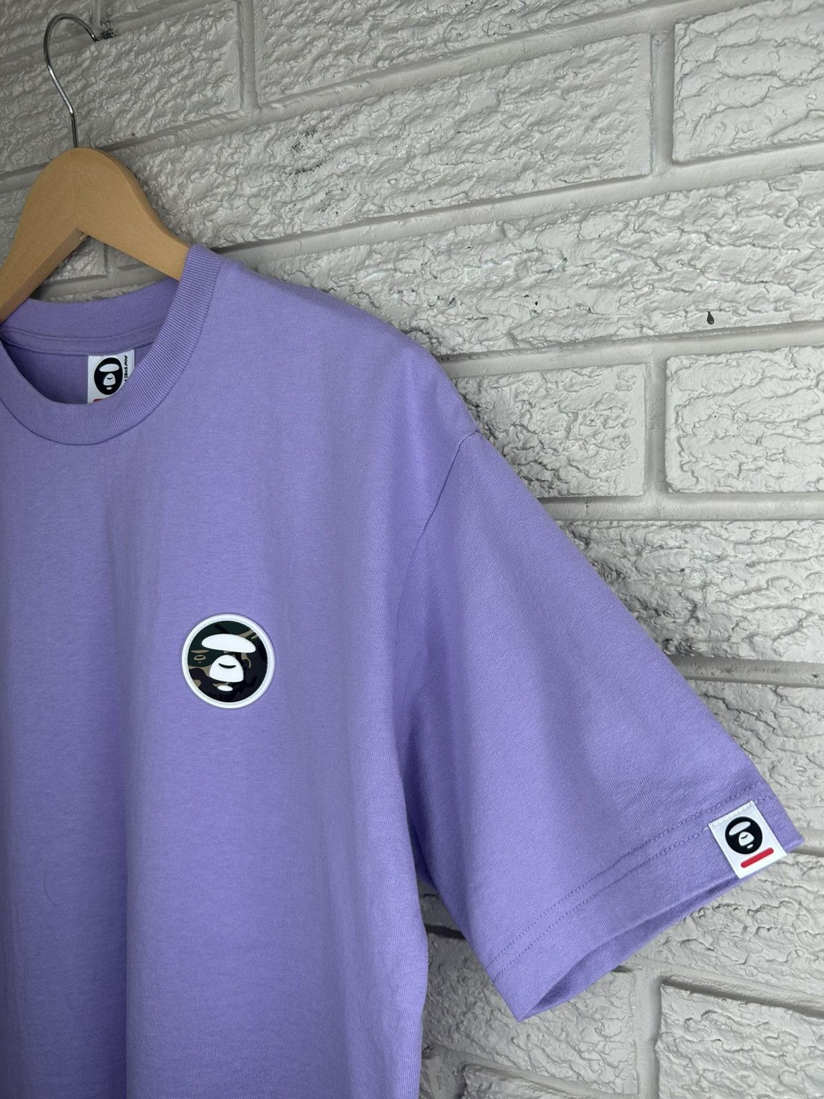 Aape Aape Badge Lavender T Shirt Size US S / EU 44-46 / 1 - 3 Thumbnail