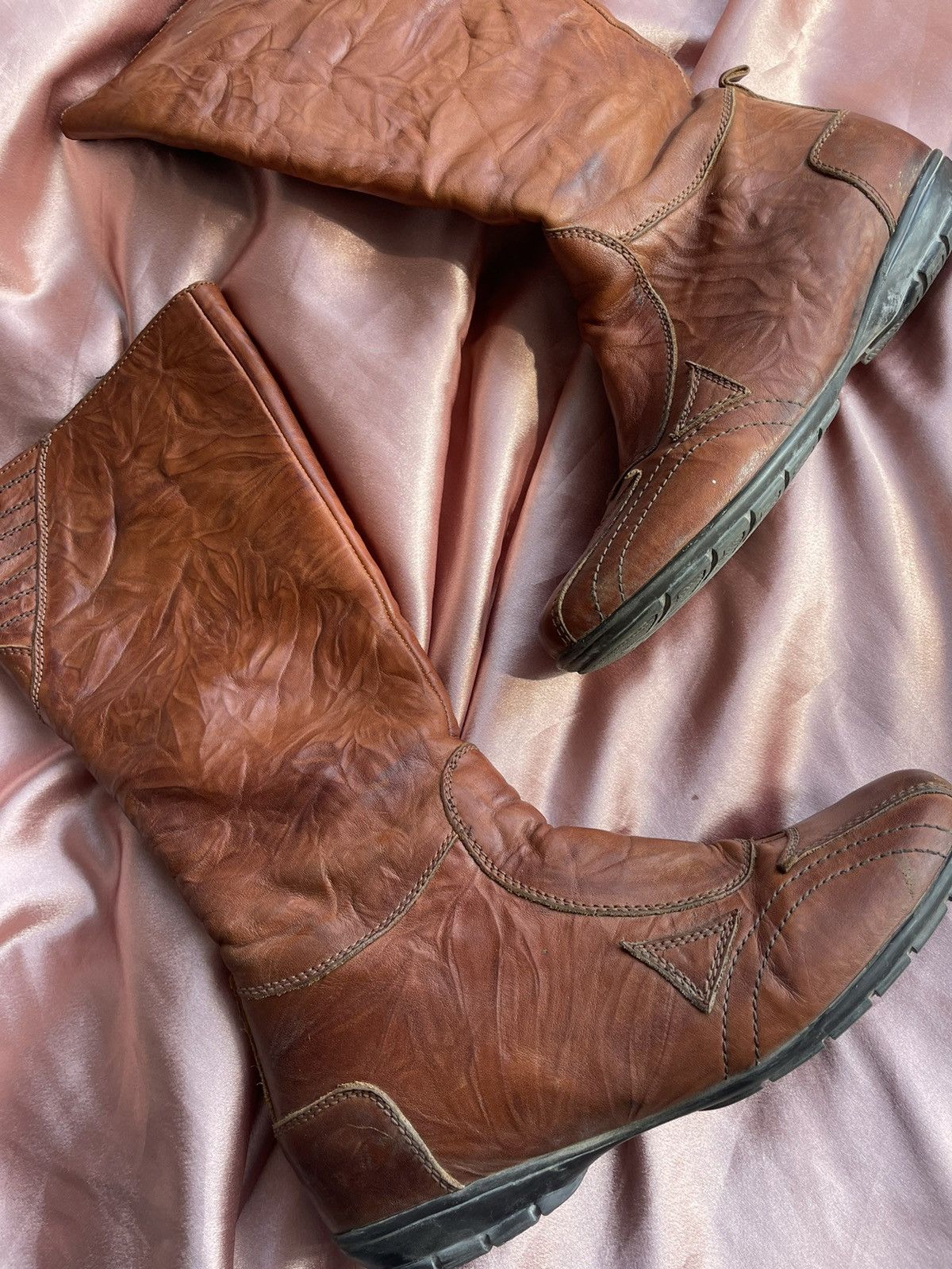 Vintage y2k leather boots Size US 6.5 / IT 36.5 - 5 Thumbnail