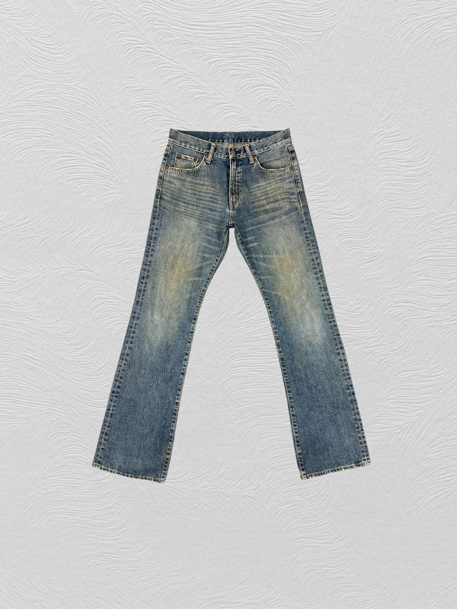 Japanese Brand Uniqlo Distressed Denim 32x33.5 -JN063 Size US 32 / EU 48 - 1 Thumbnail