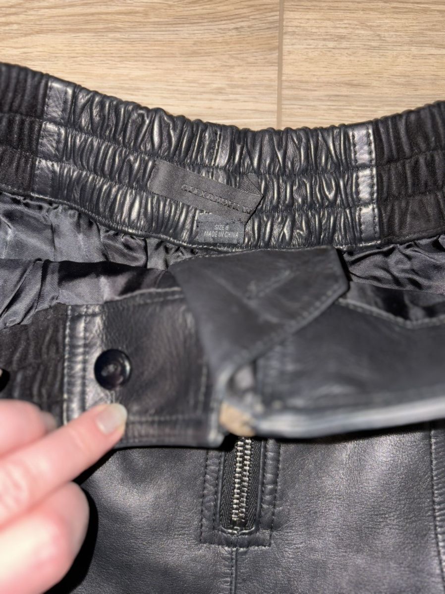 Alexander Wang Alexander Wang Calfskin Shorts Sz 6 Size 27" / US 4 / IT 40 - 5 Thumbnail