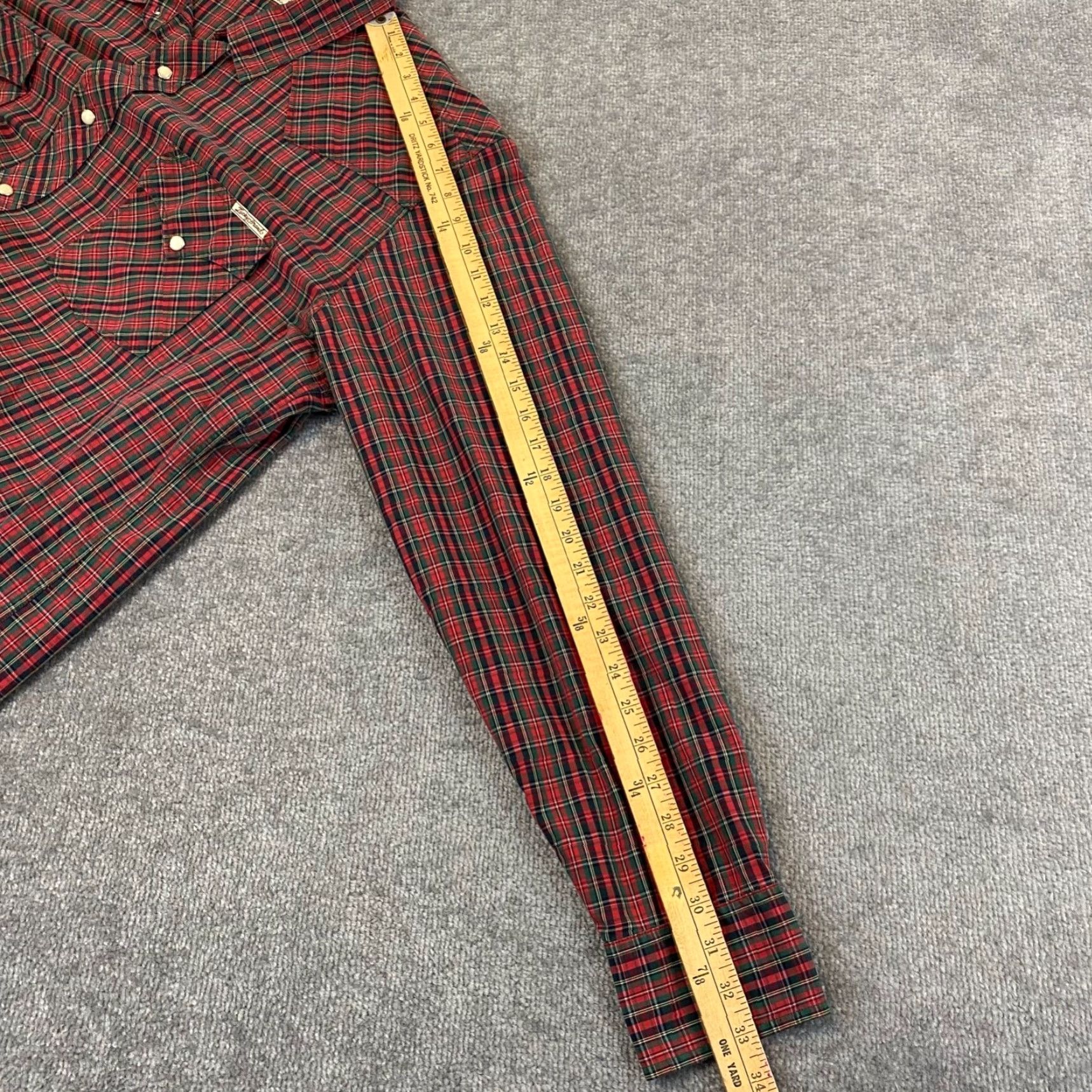 Lucky Brand Lucky Brand Shirt Mens 2XL Multicolor Plaid Tartan Western Sportswear Pearl Snap Button-Up Mens Size US XXL / EU 58 / 5 - 7 Thumbnail
