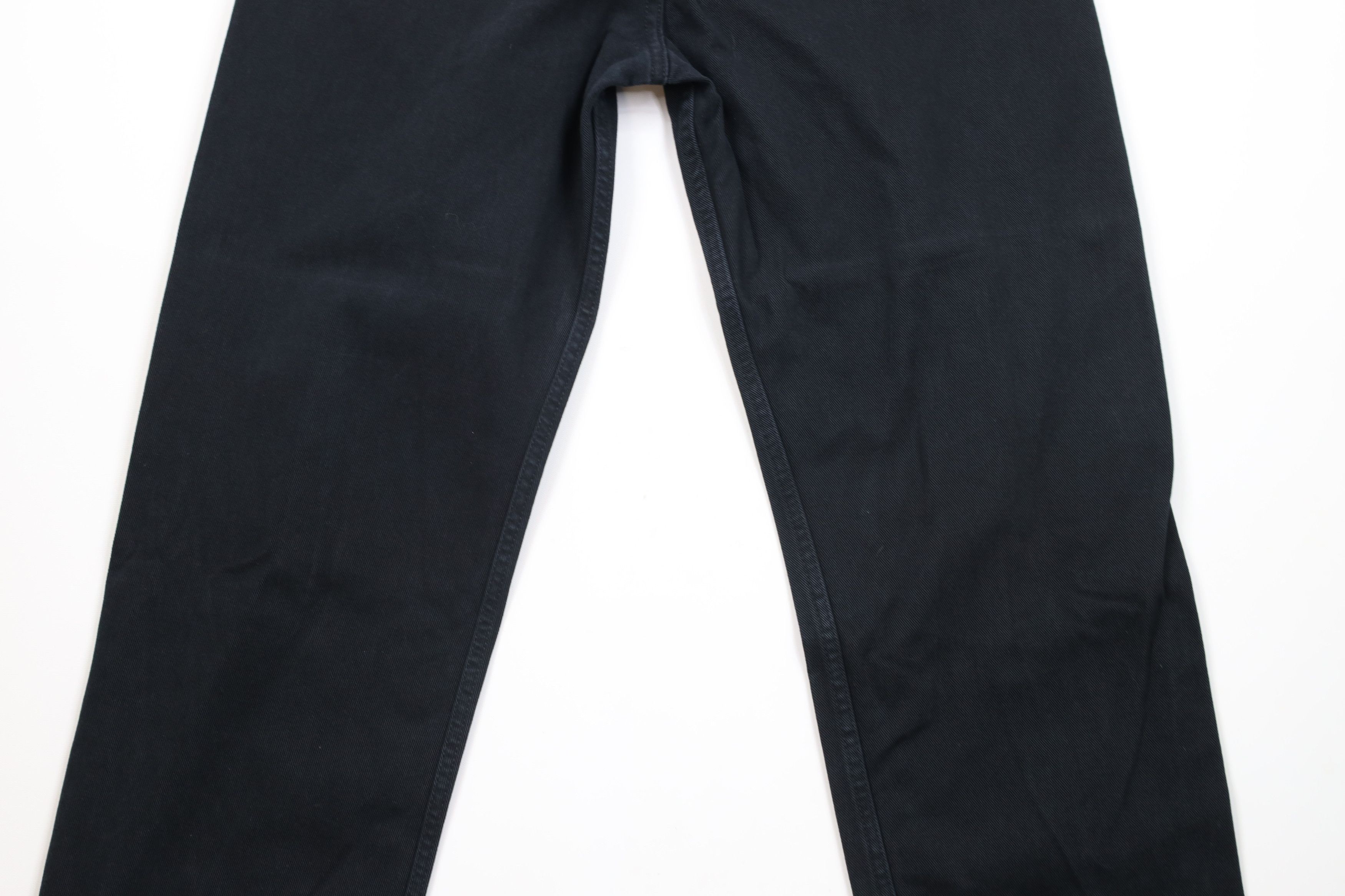 Calvin Klein × Vintage Vintage 90s Calvin Klein Spell Relaxed Fit Denim Jeans Black Size US 34 / EU 50 - 12 Thumbnail