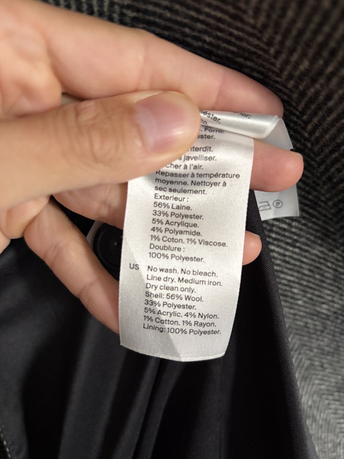 Cos COS Herringbone double breasted suit Size 34R - 9 Thumbnail