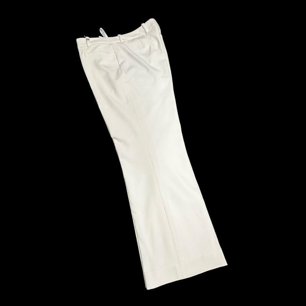 Calvin Klein Calvin Klein Wide leg fully lined high waist tailored ivory Size 29" - 5 Thumbnail