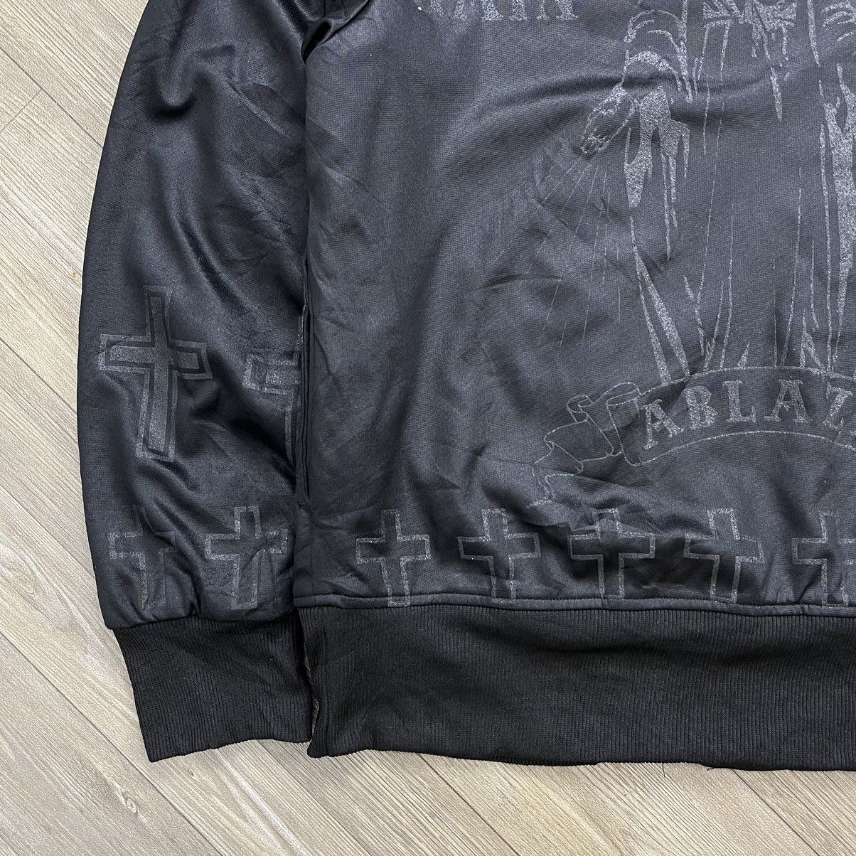 If Six Was Nine Y2K Clash Fur Cross Black on Black Skulls Goa Lgb Zip Hoodie Size US M / EU 48-50 / 2 - 13 Thumbnail
