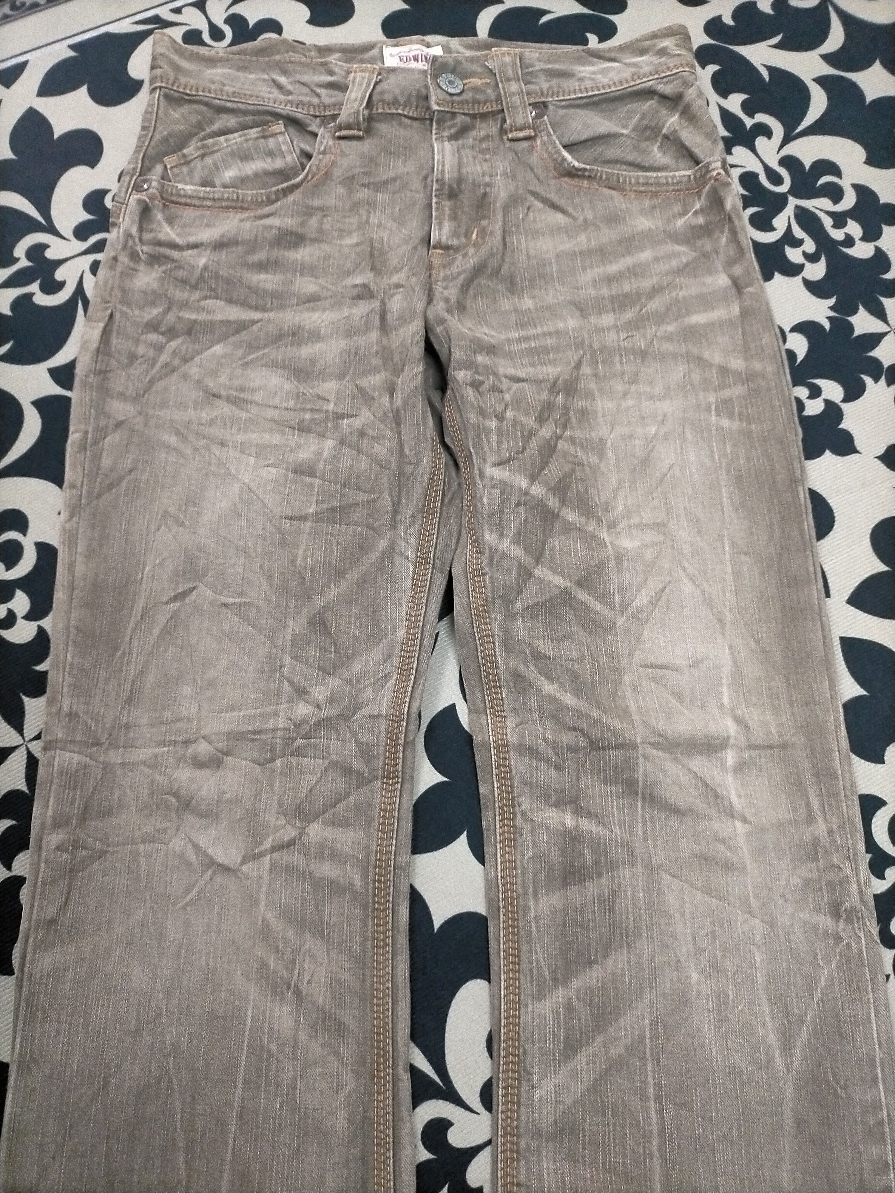 Edwin 🔥Flare🔥Vintage Edwin XV Sick Mudwash Jeans Size US 30 / EU 46 - 4 Thumbnail