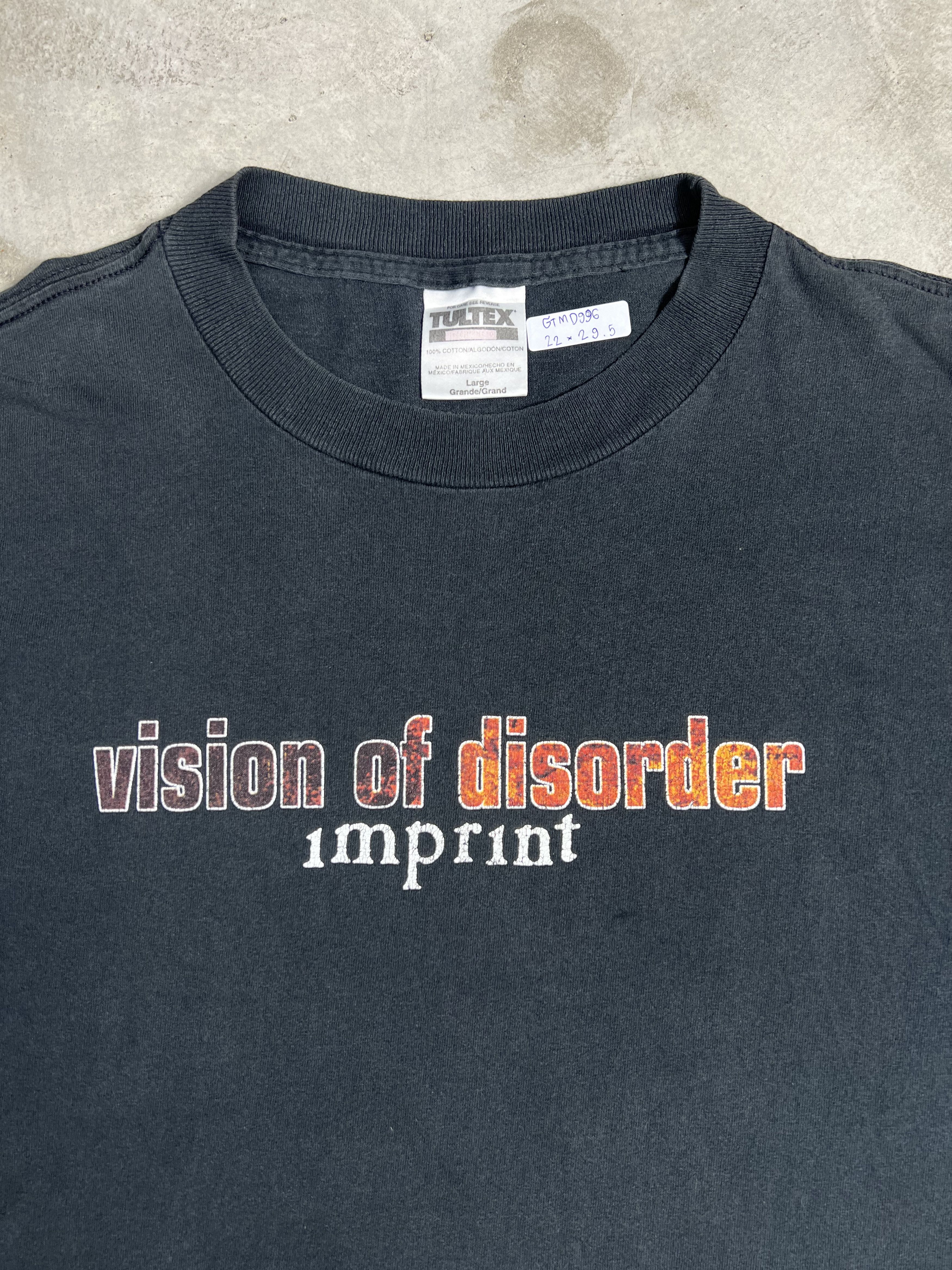 Band Tees Vintage 90s Vision of Disorder Imprint Promo Tee (L) GTMD996 Size US L / EU 52-54 / 3 - 2 Thumbnail