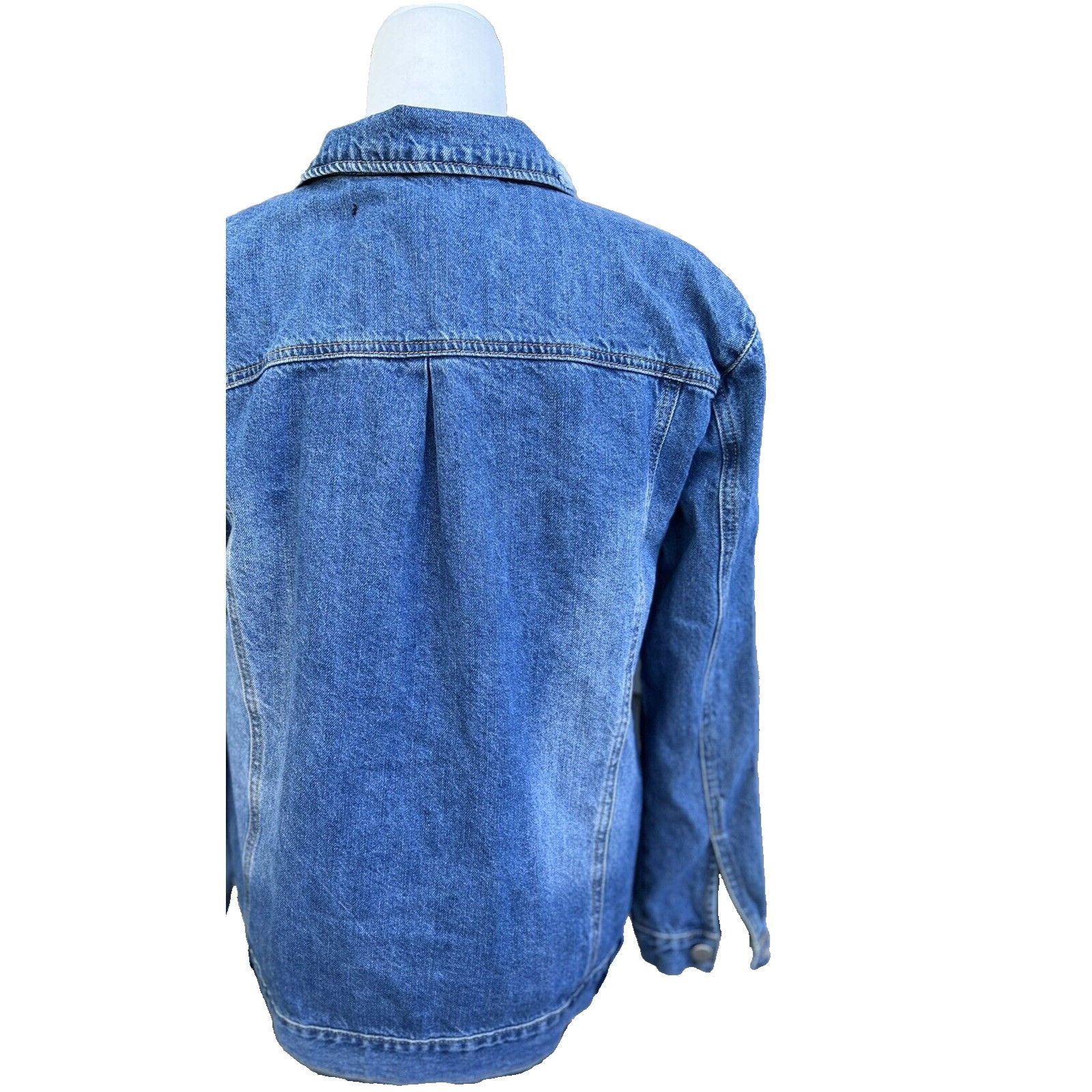 Mason's Ashley Mason distressed denim jacket women size S A000223 Size S / US 4 / IT 40 - 6 Thumbnail