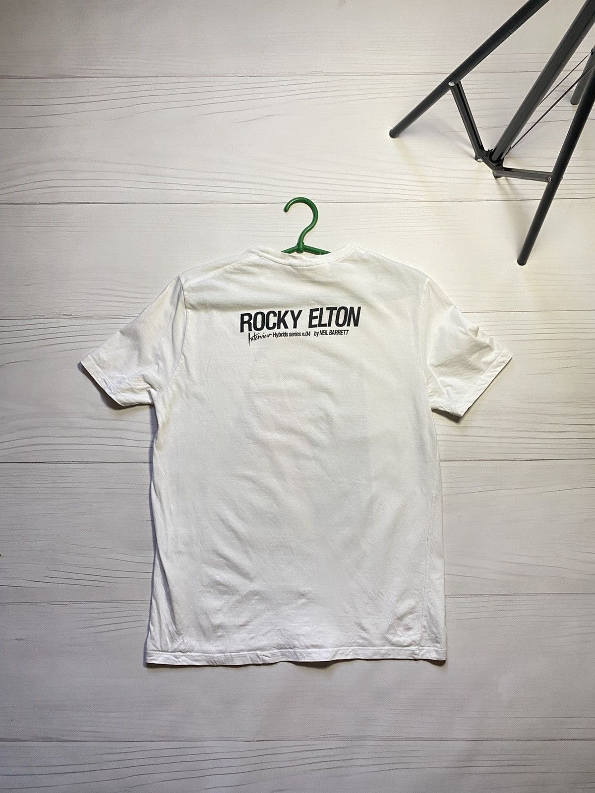 Neil Barrett Rare Neil Barrett Hybrid Rocky Elton Interview y2k t shirt Size US S / EU 44-46 / 1 - 2 Thumbnail
