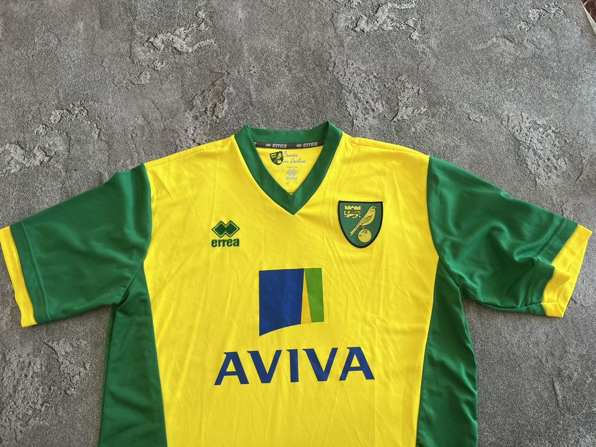 Other NORWICH CITY FC 2012/2013 HOME FOOTBALL SHIRT JERSEY ERREA,L Size US L / EU 52-54 / 3 - 2 Thumbnail