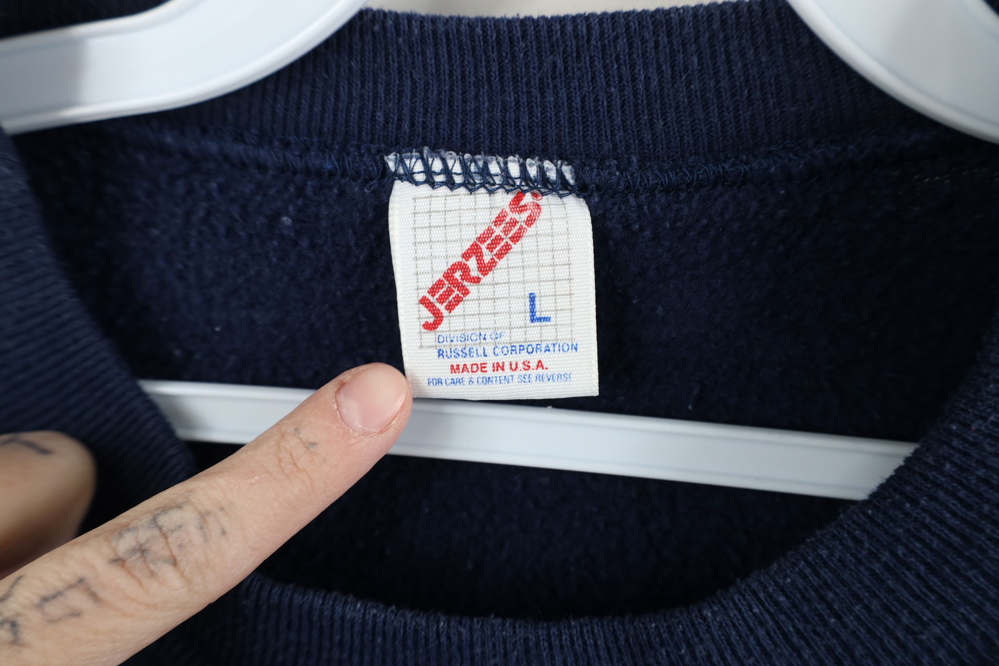 Vintage Vintage 90s Streetwear Petoskey Sailing Sweatshirt USA Size L / US 10 / IT 46 - 8 Thumbnail